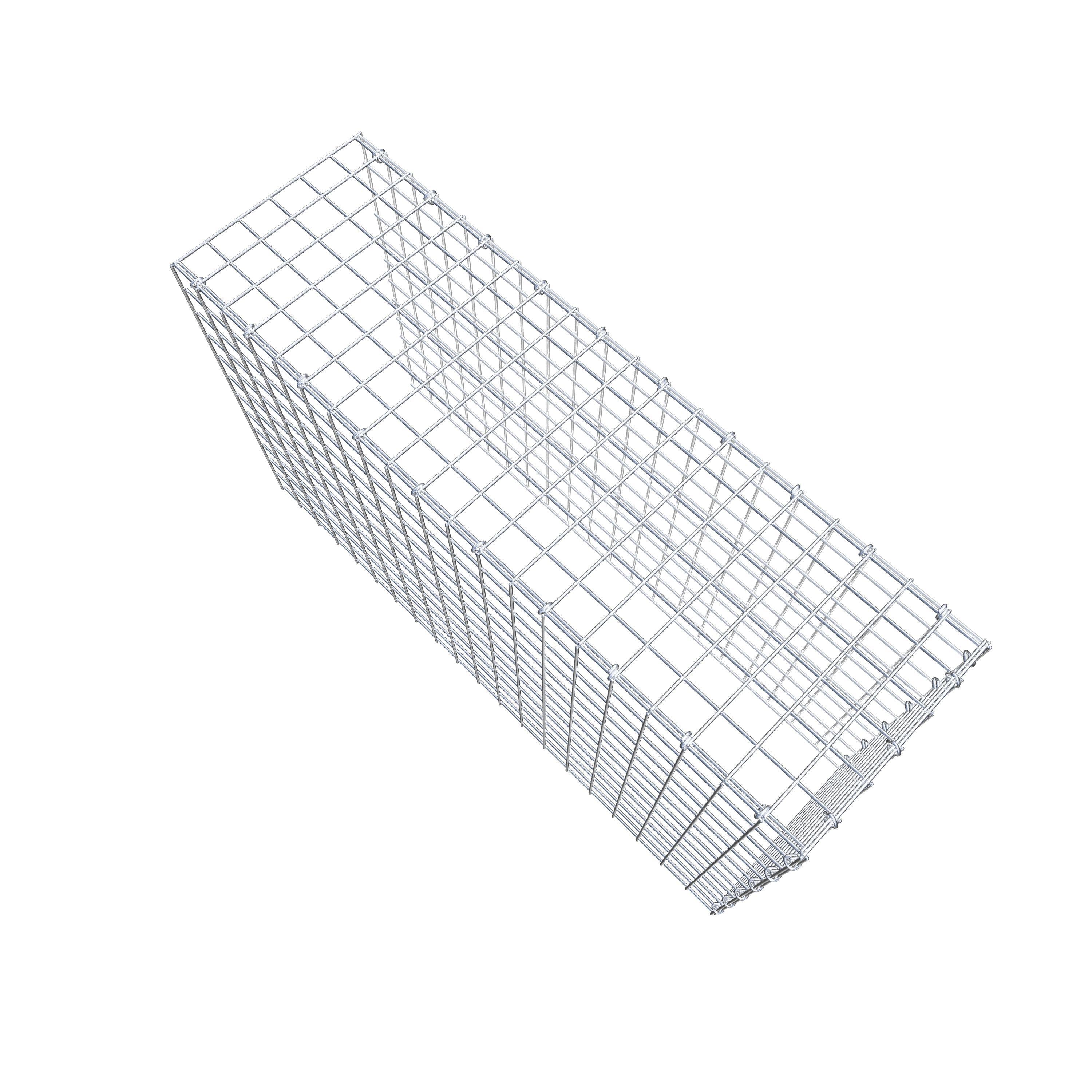Add-on schanskorf type 4 100 cm x 60 cm x 30 cm (L x H x D), maaswijdte 5 cm x 5 cm, C-ring