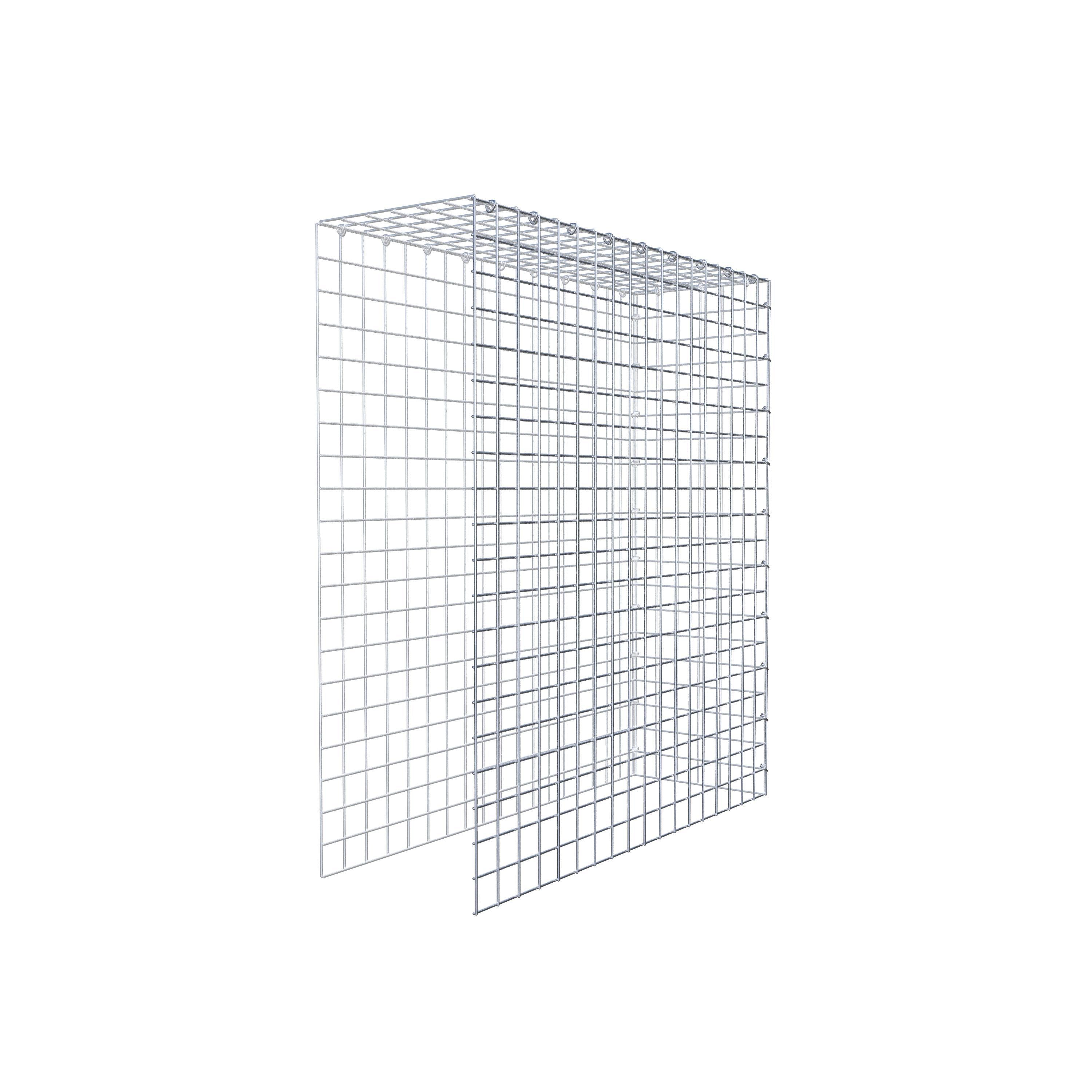 Extra gabion typ 4 100 cm x 90 cm x 30 cm (L x H x D), maskstorlek 5 cm x 5 cm, C-ring