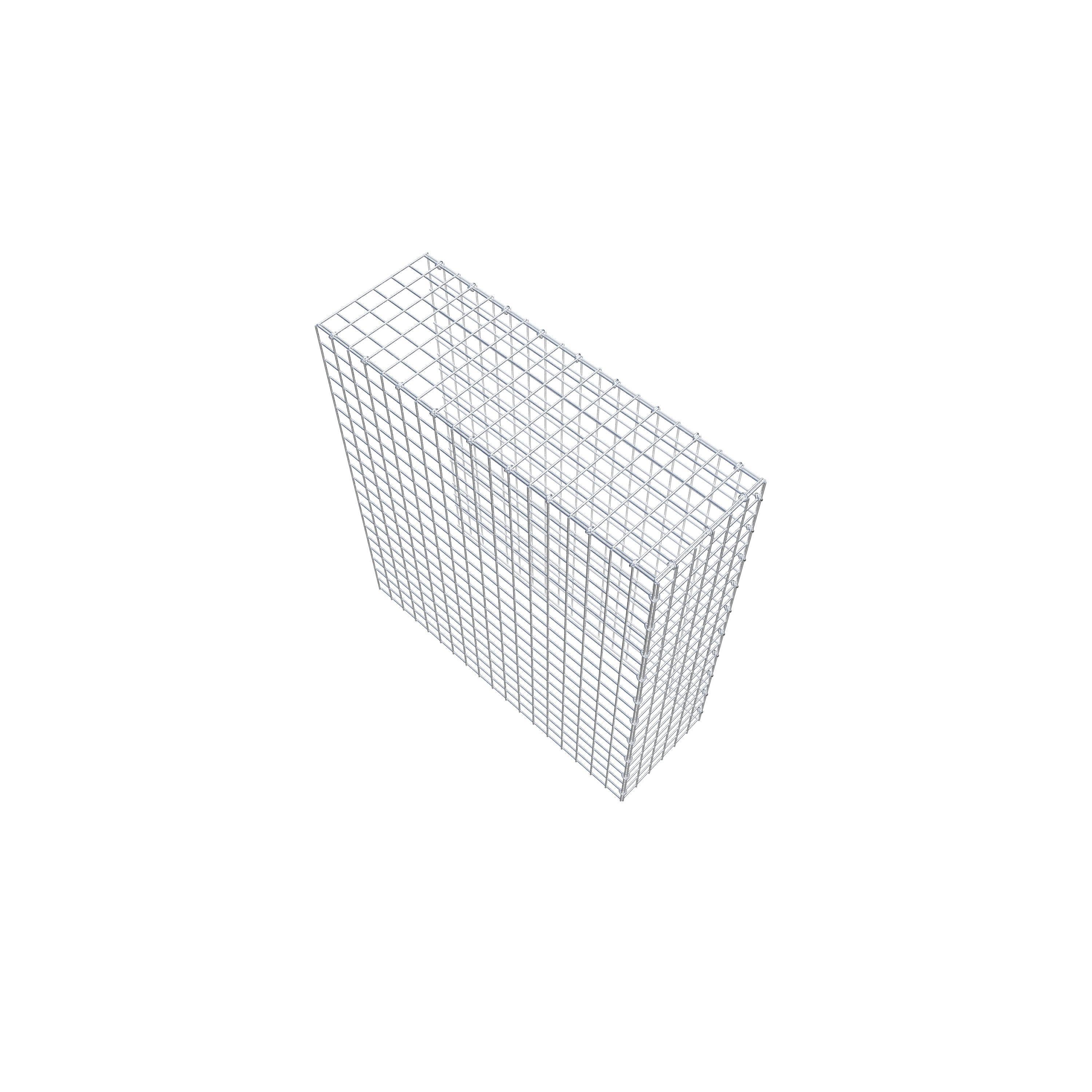 Extra gabion typ 4 100 cm x 90 cm x 30 cm (L x H x D), maskstorlek 5 cm x 5 cm, C-ring