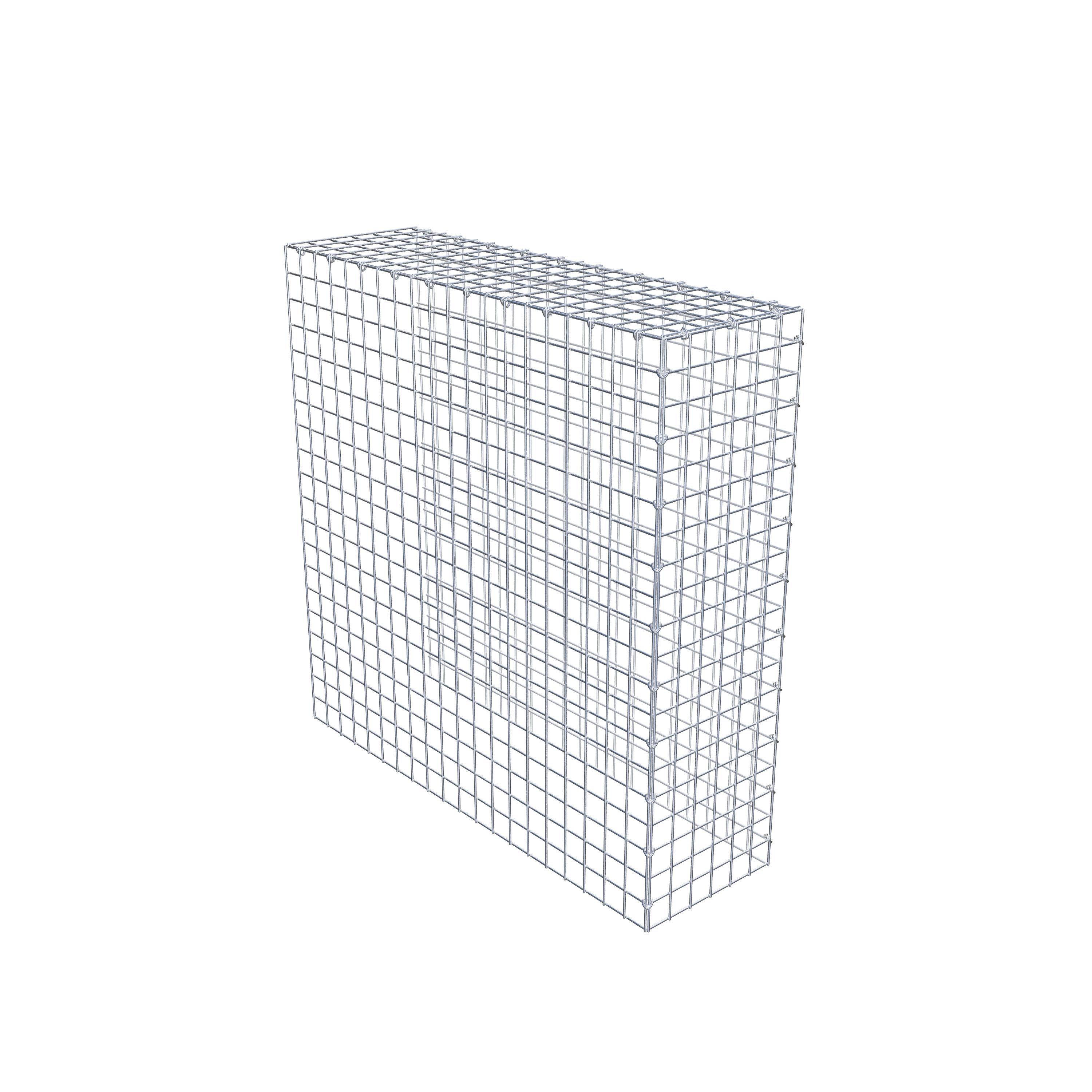 Extra gabion typ 4 100 cm x 100 cm x 30 cm (L x H x D), maskstorlek 5 cm x 5 cm, C-ring
