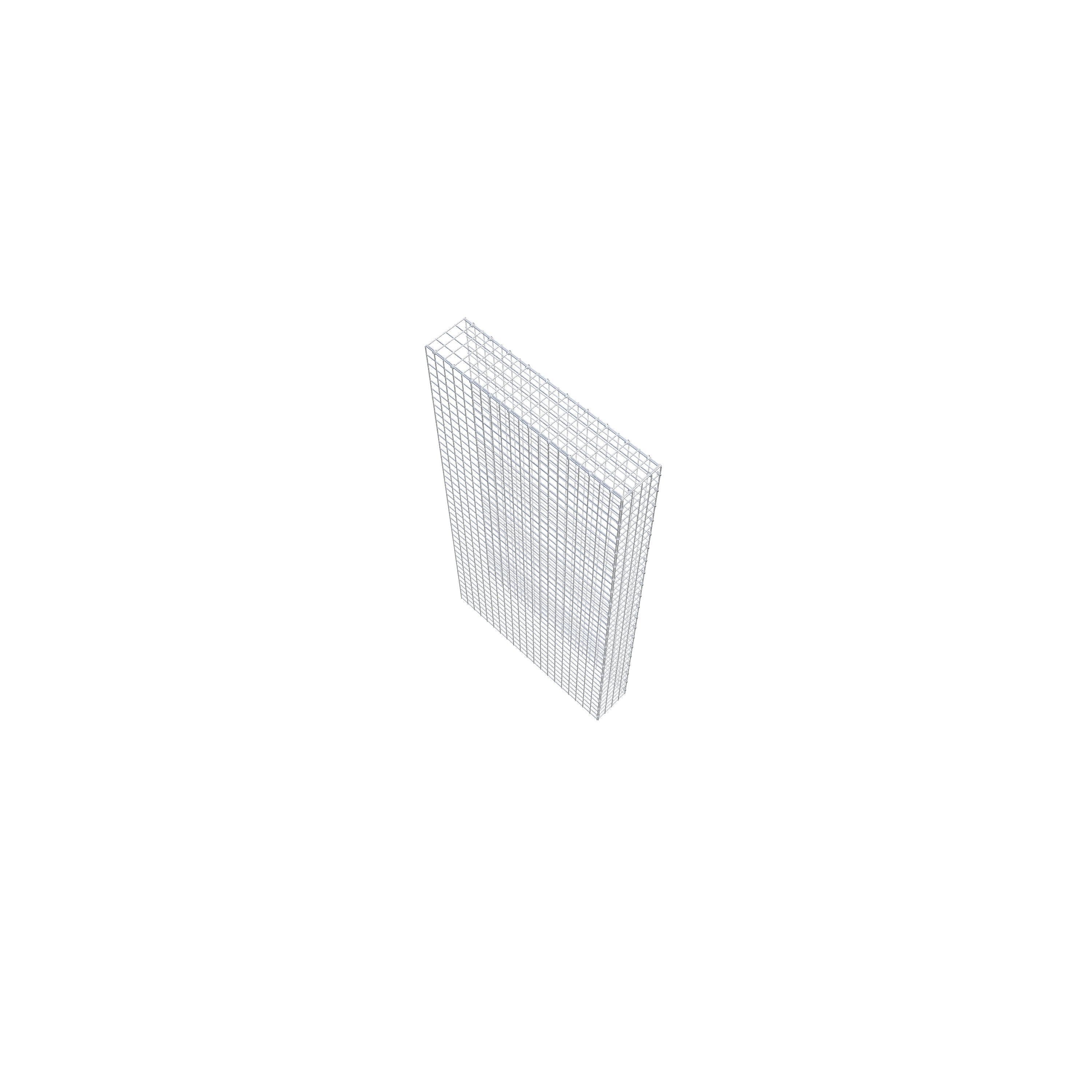 Monteret gabion type 4 200 cm x 100 cm x 20 cm (L x H x D), maskestørrelse 5 cm x 5 cm, C-ring