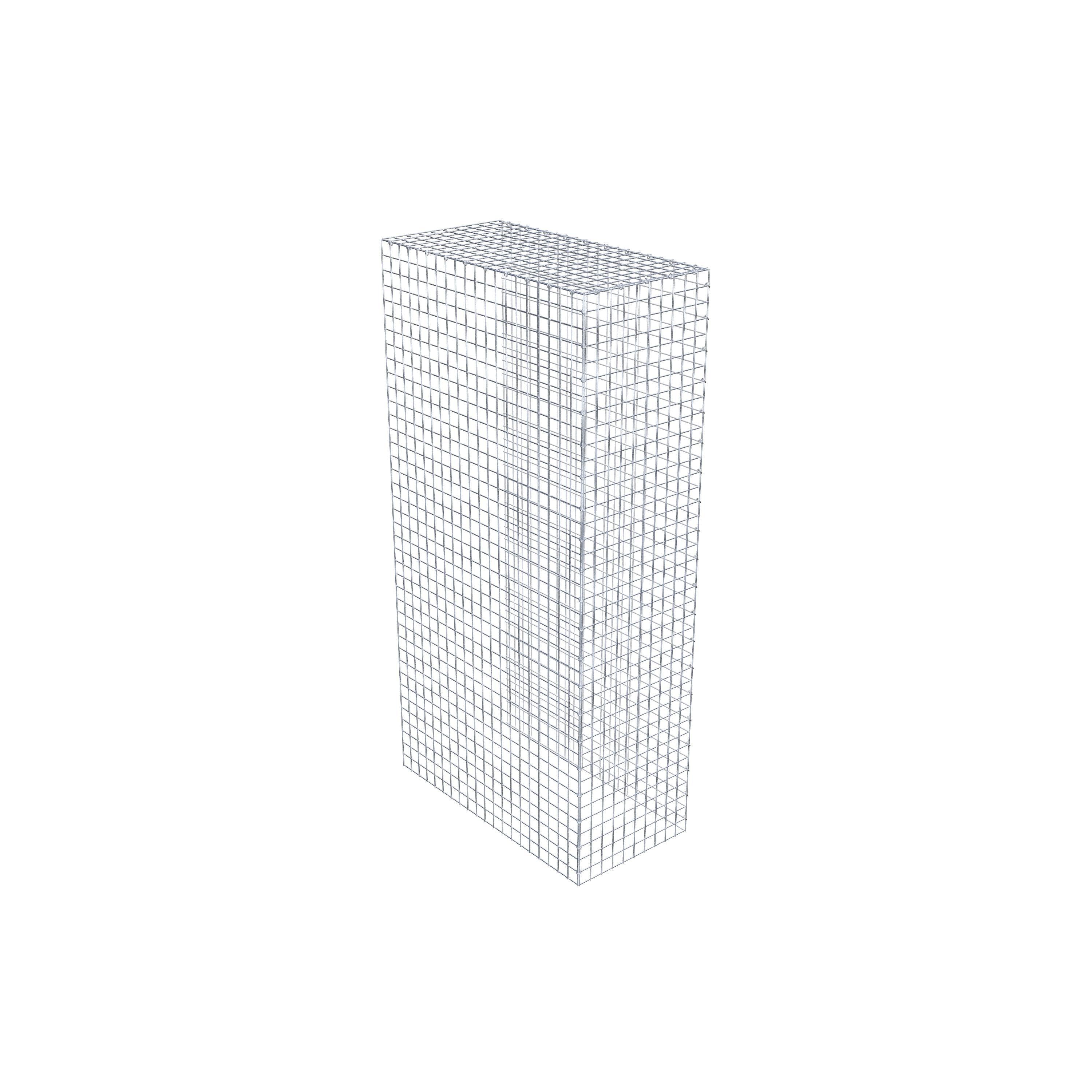 Monteret gabion type 4 200 cm x 100 cm x 50 cm (L x H x D), maskestørrelse 5 cm x 5 cm, C-ring