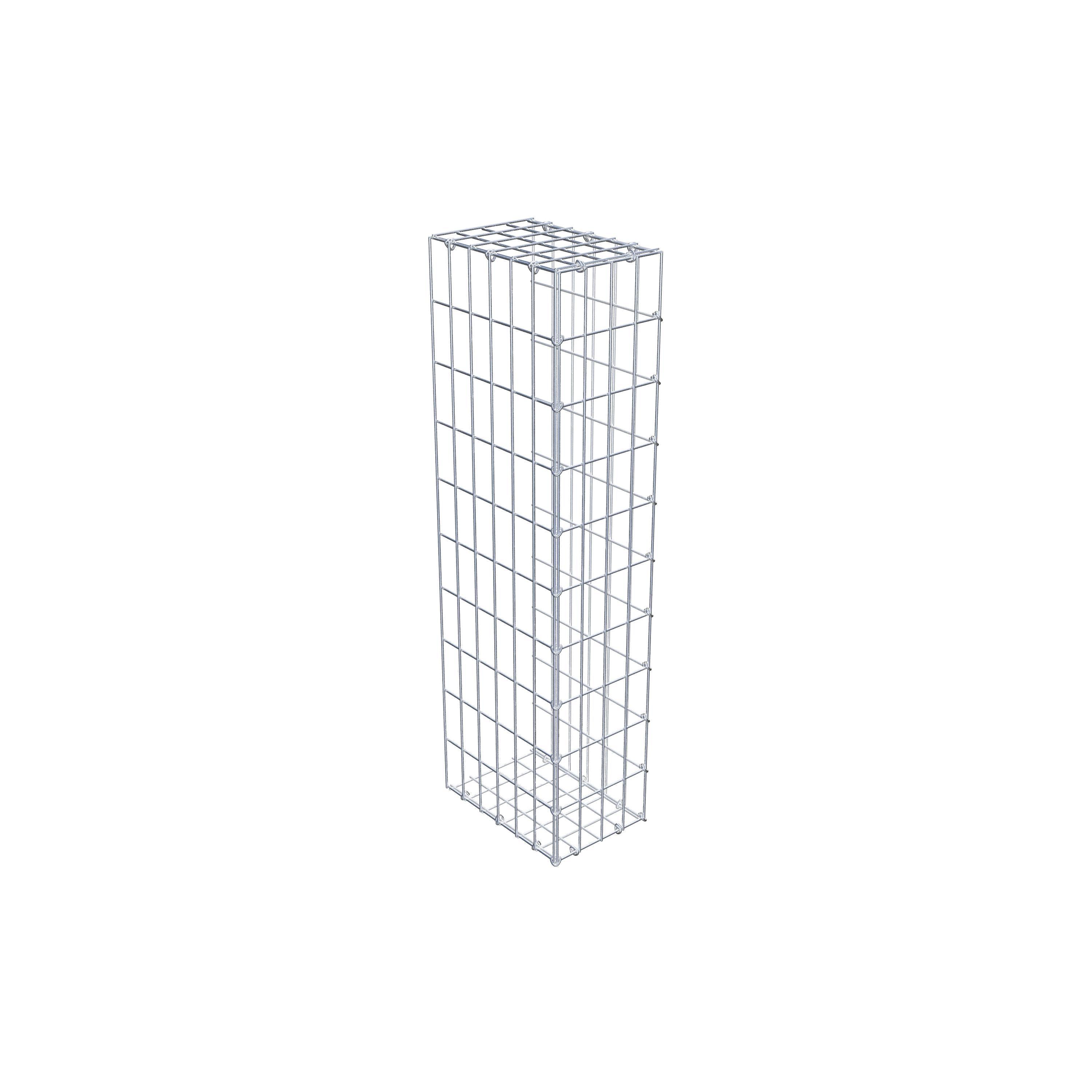 Fourche rapportée type 2 100 cm x 30 cm x 20 cm, mailles 5 cm x 10 cm, anneau en C