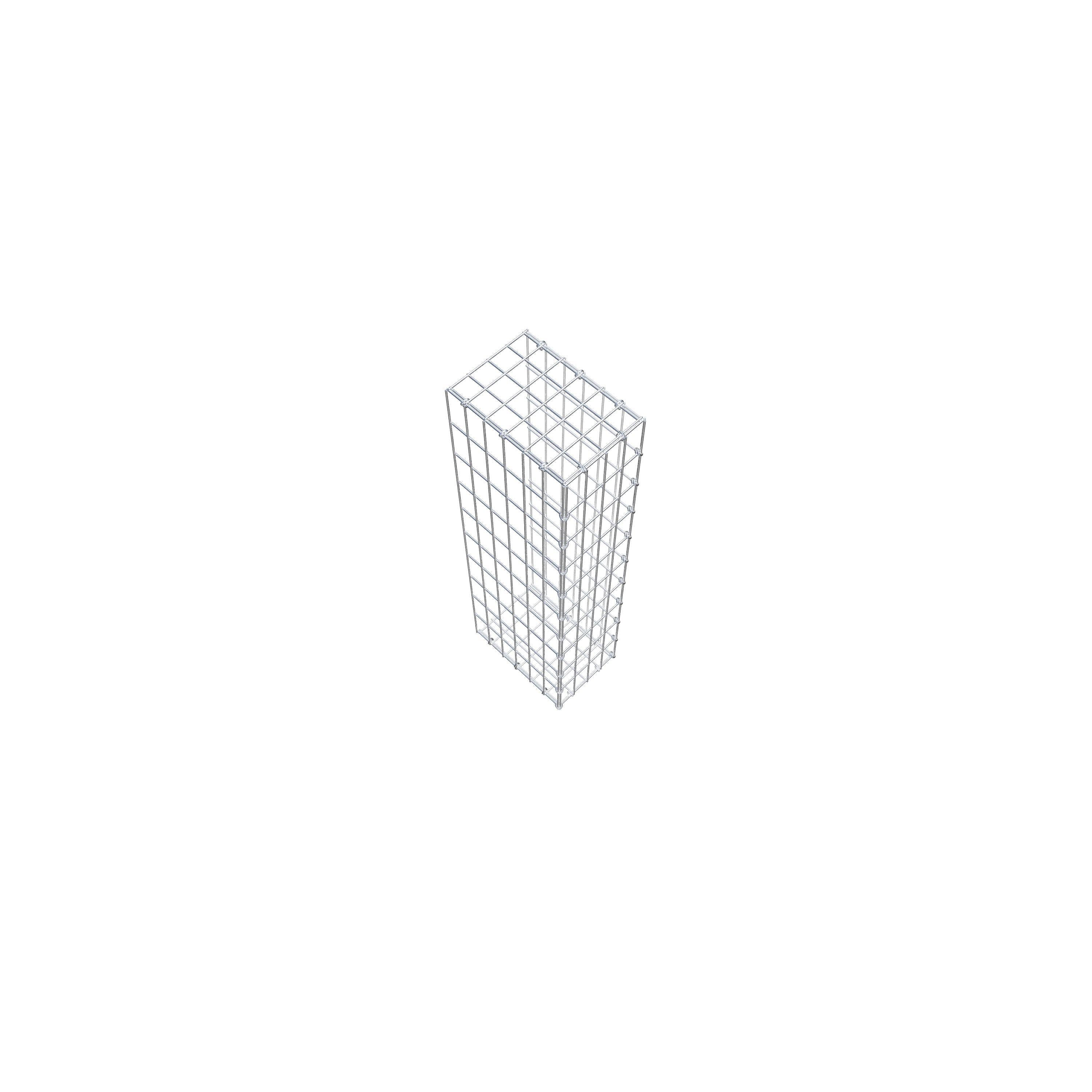Fourche rapportée type 2 100 cm x 30 cm x 20 cm, mailles 5 cm x 10 cm, anneau en C