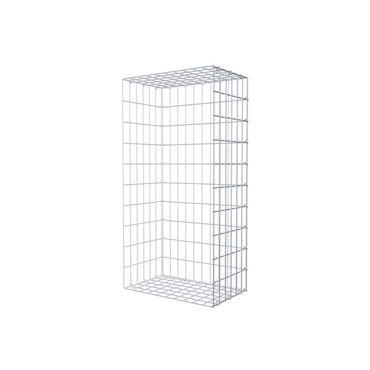 Mounted gabion type 2 100 cm x 30 cm x 50 cm, mesh size 5 cm x 10 cm, C-ring