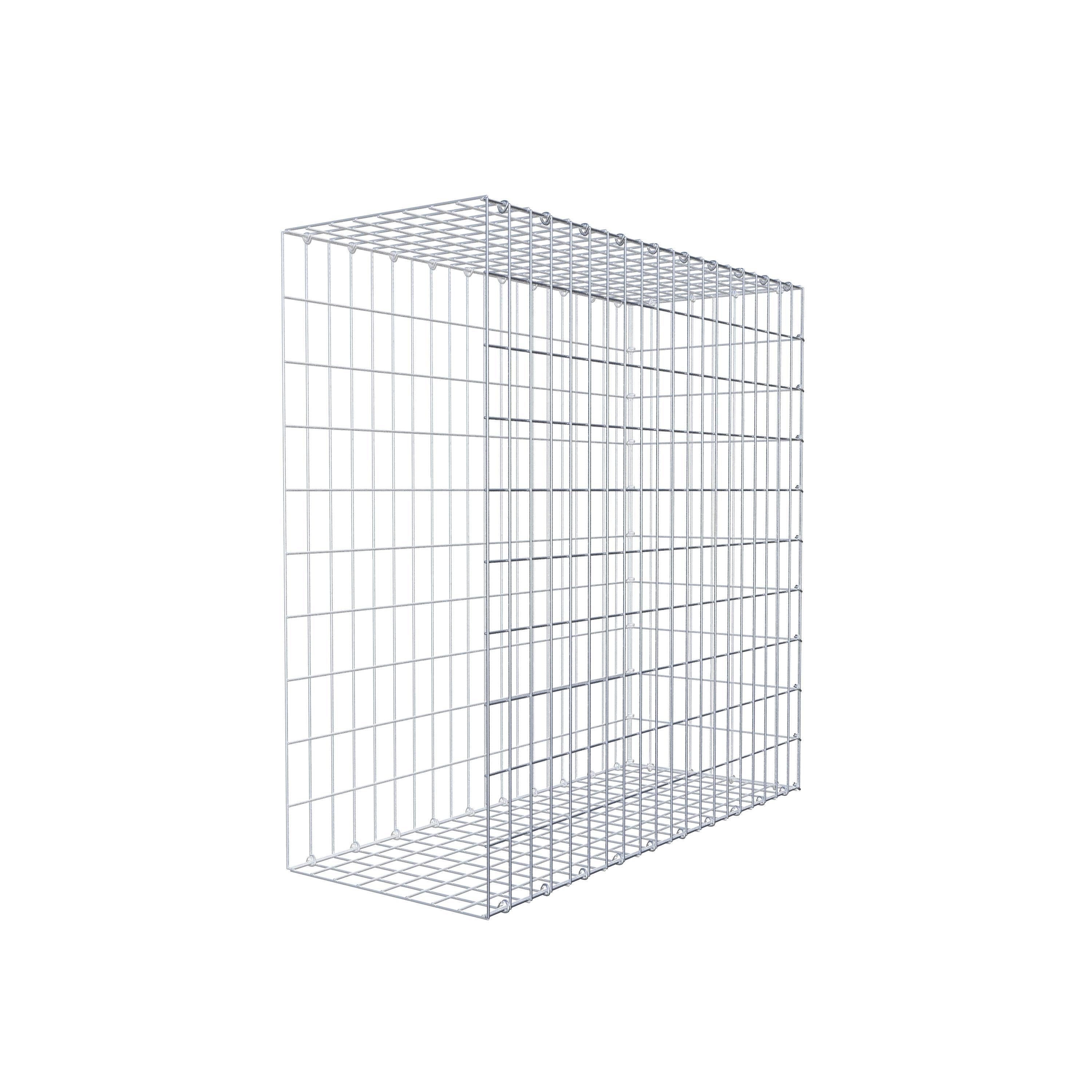 Fourche rapportée type 2 100 cm x 100 cm x 40 cm, mailles 5 cm x 10 cm, anneau en C
