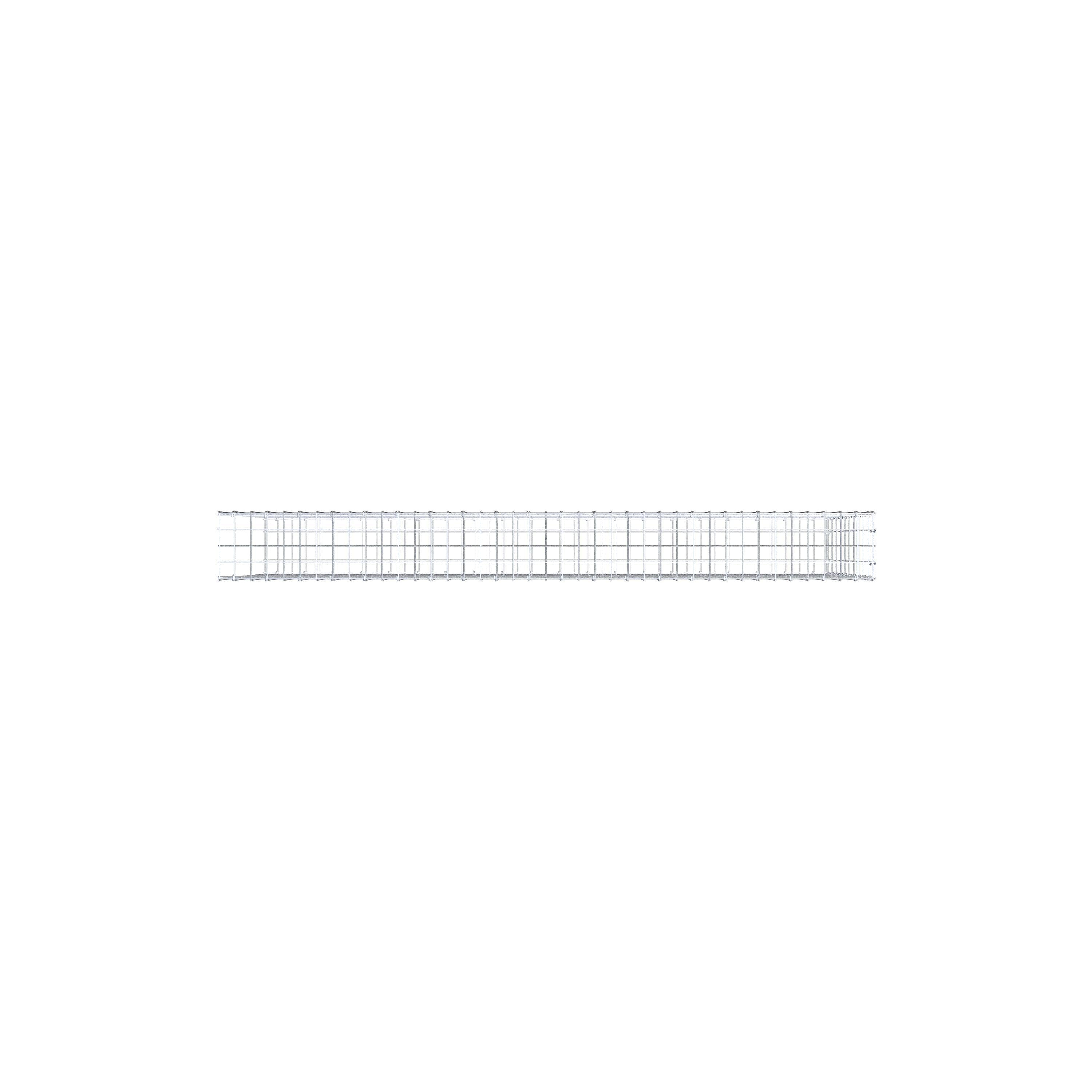 Add-on schanskorf type 2 200 cm x 100 cm x 20 cm, maaswijdte 5 cm x 10 cm, C-ring