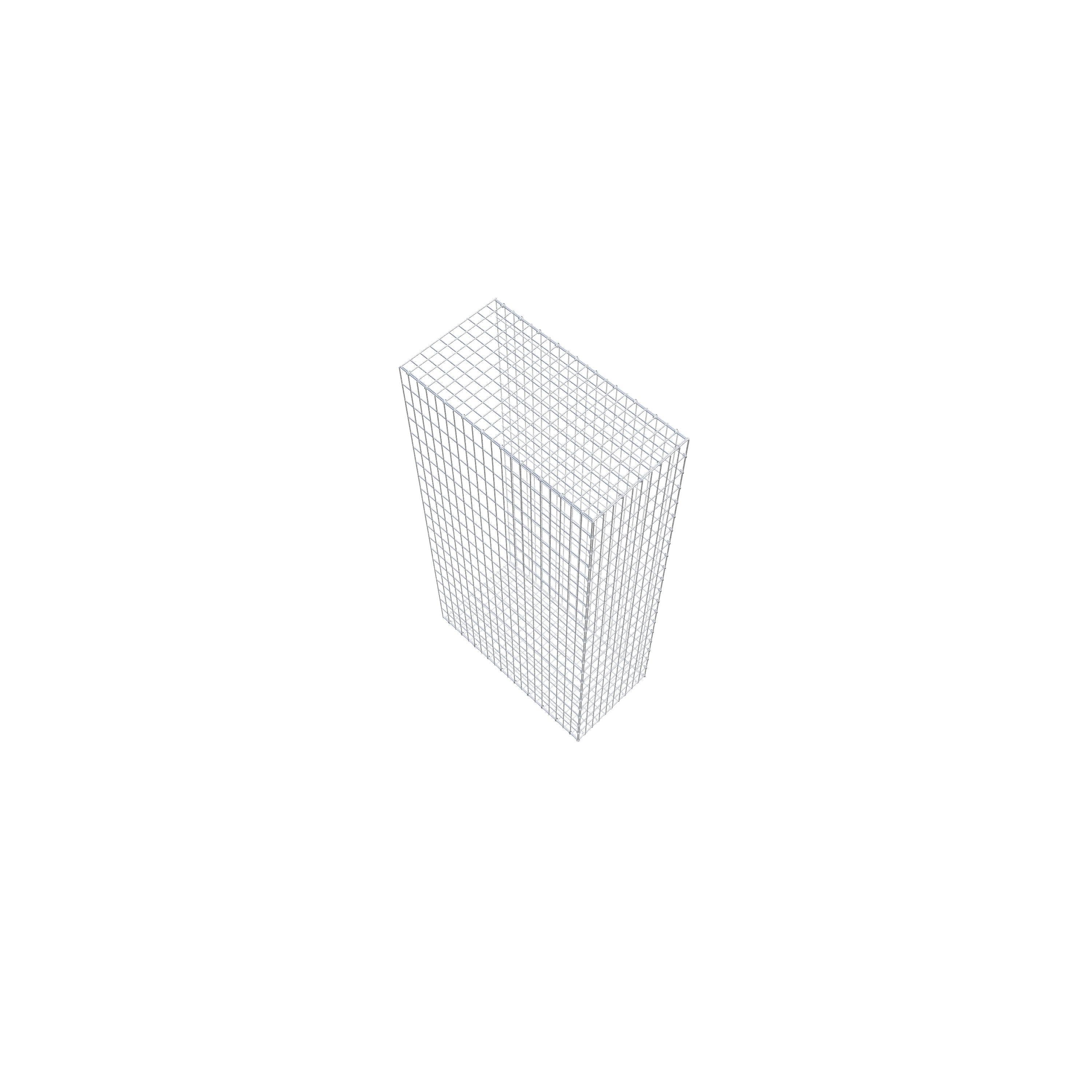 Fourche rapportée type 2 200 cm x 100 cm x 50 cm, mailles 5 cm x 10 cm, anneau en C