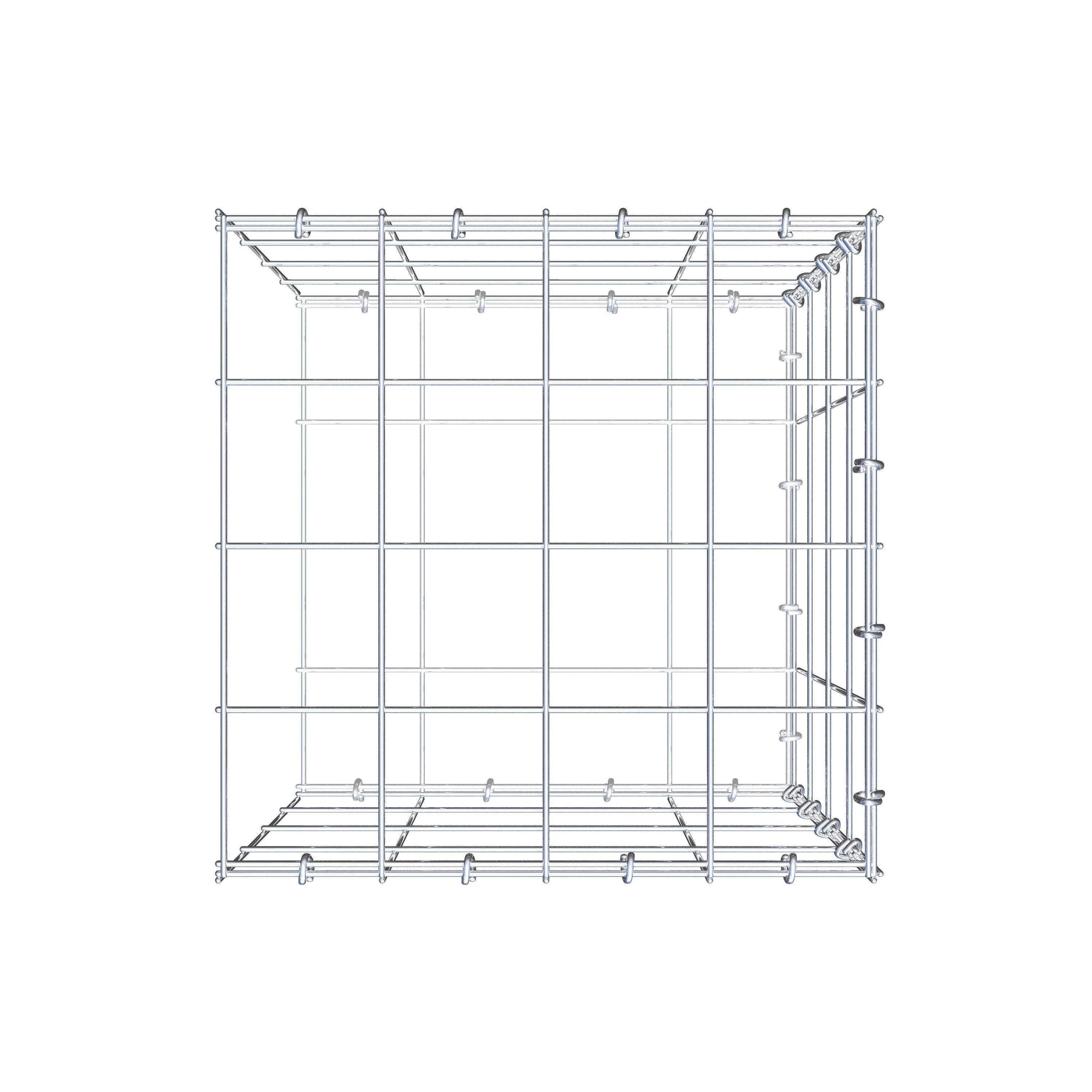 Tilläggspåle typ 2 40 cm x 40 cm x 40 cm (L x H x D), maskstorlek 10 cm x 10 cm, C-ring
