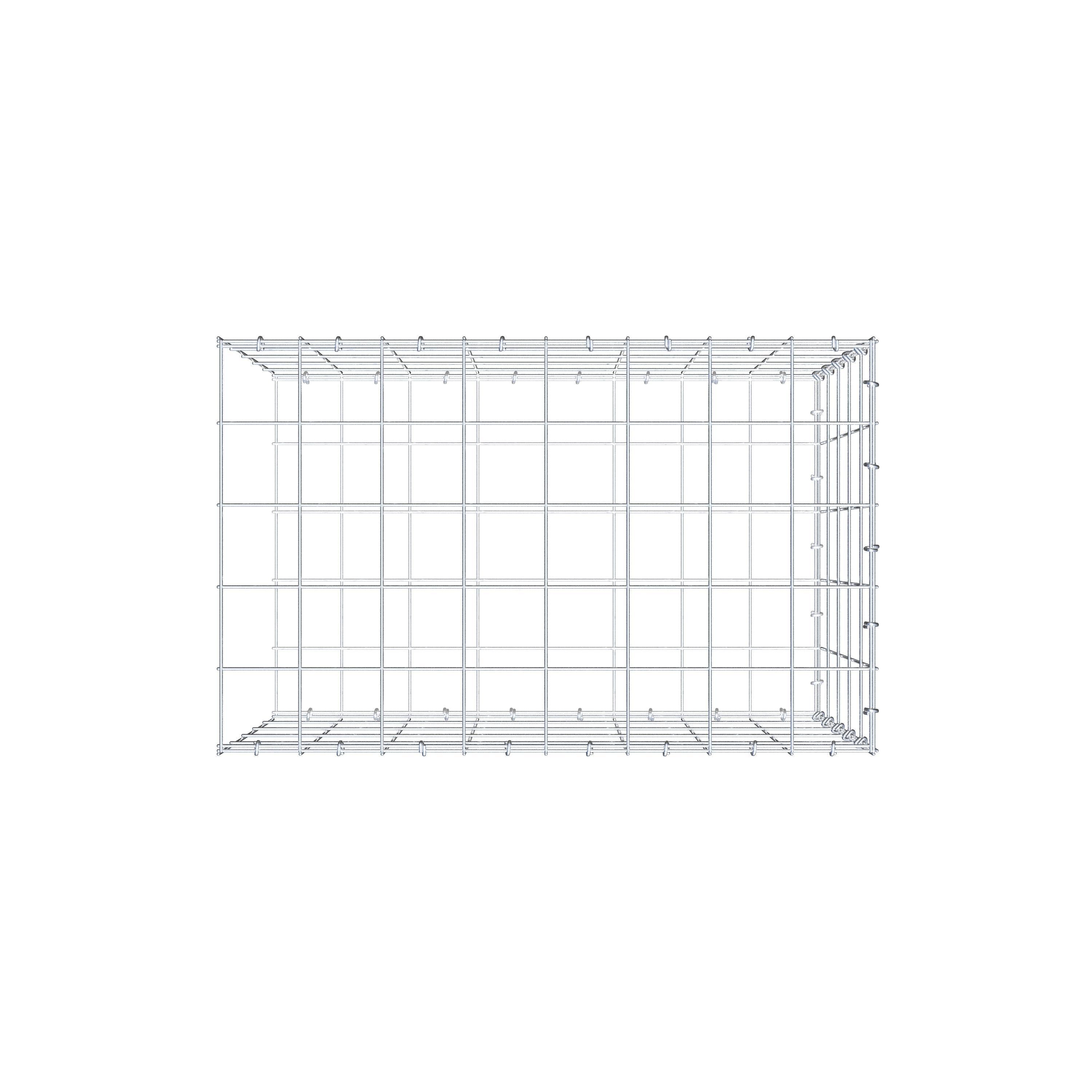 Pile aggiuntivo tipo 2 80 cm x 50 cm x 50 cm (L x H x P), maglia 10 cm x 10 cm, anello a C