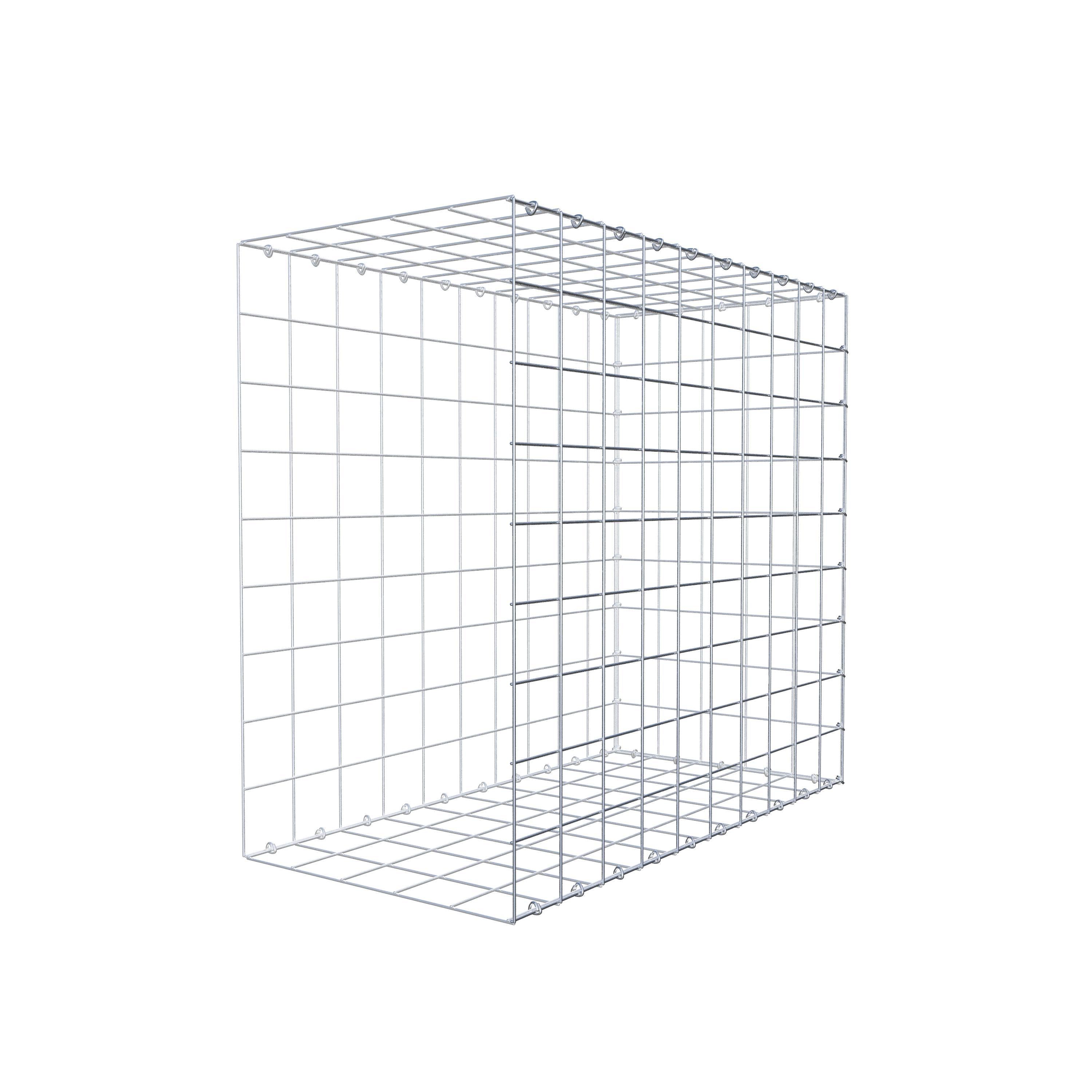 Fourche rapportée type 2 100 cm x 90 cm x 50 cm (L x H x P), mailles 10 cm x 10 cm, anneau en C