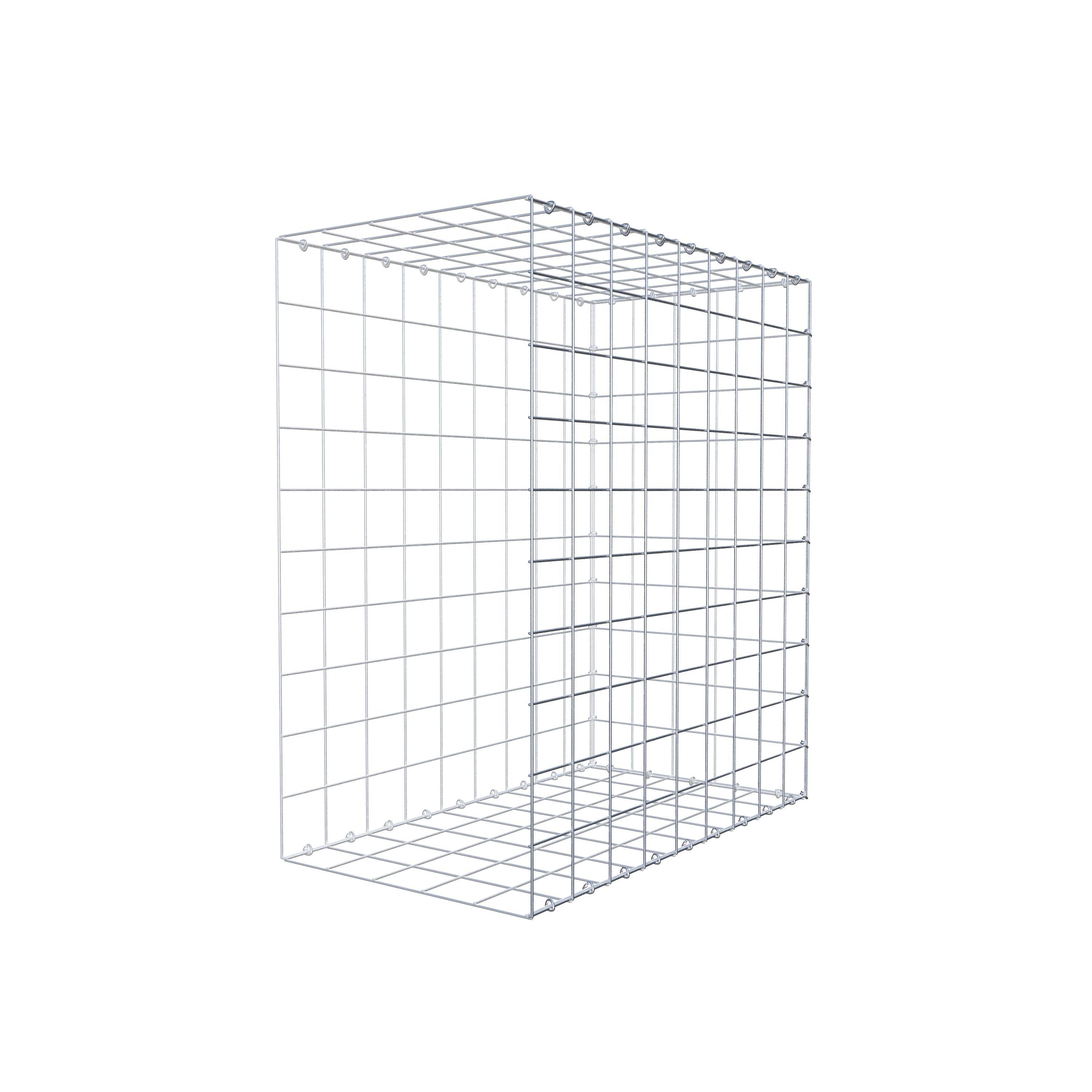 Fourche rapportée type 2 100 cm x 90 cm x 50 cm (L x H x P), mailles 10 cm x 10 cm, anneau en C