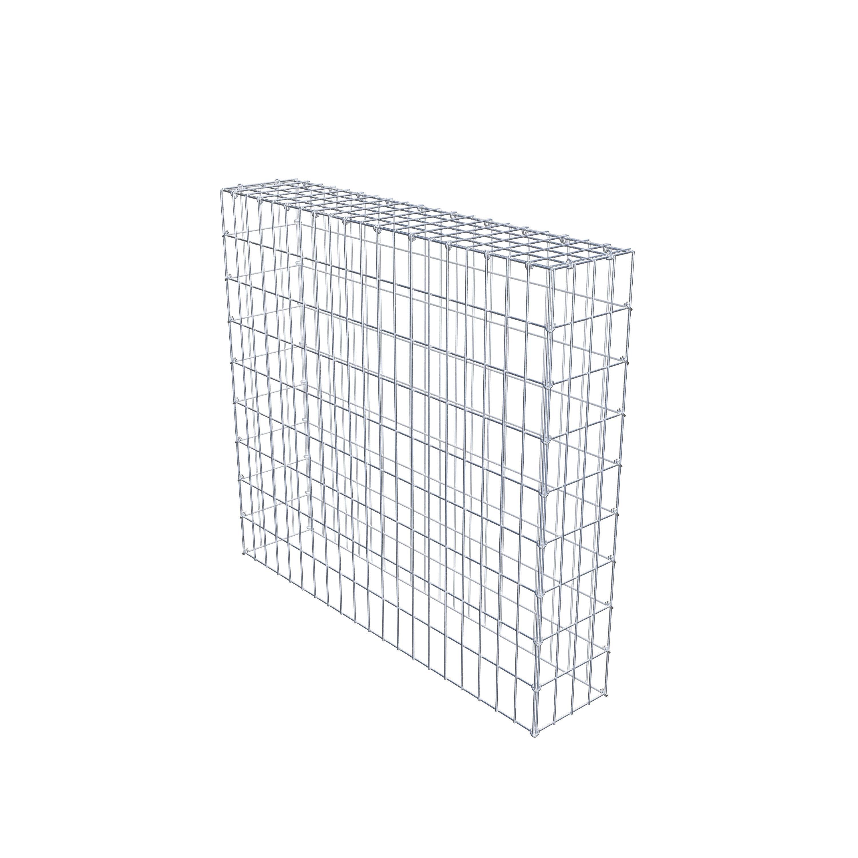 Fourche rapportée type 3 100 cm x 90 cm x 20 cm (L x H x P), mailles 5 cm x 10 cm, anneau C