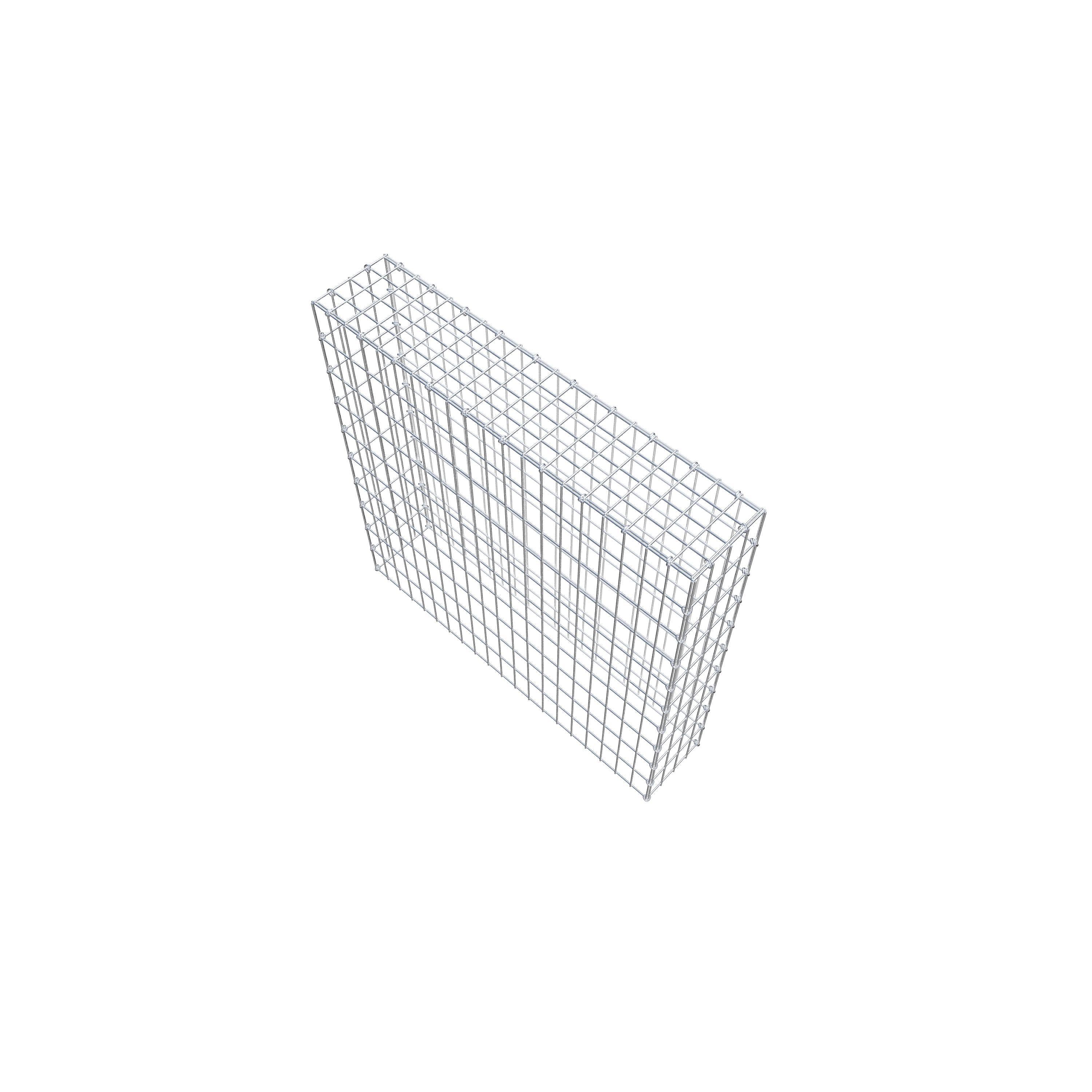 Type 3 oplegkorf 100 cm x 100 cm x 20 cm (L x H x D), maaswijdte 5 cm x 10 cm, C-ring