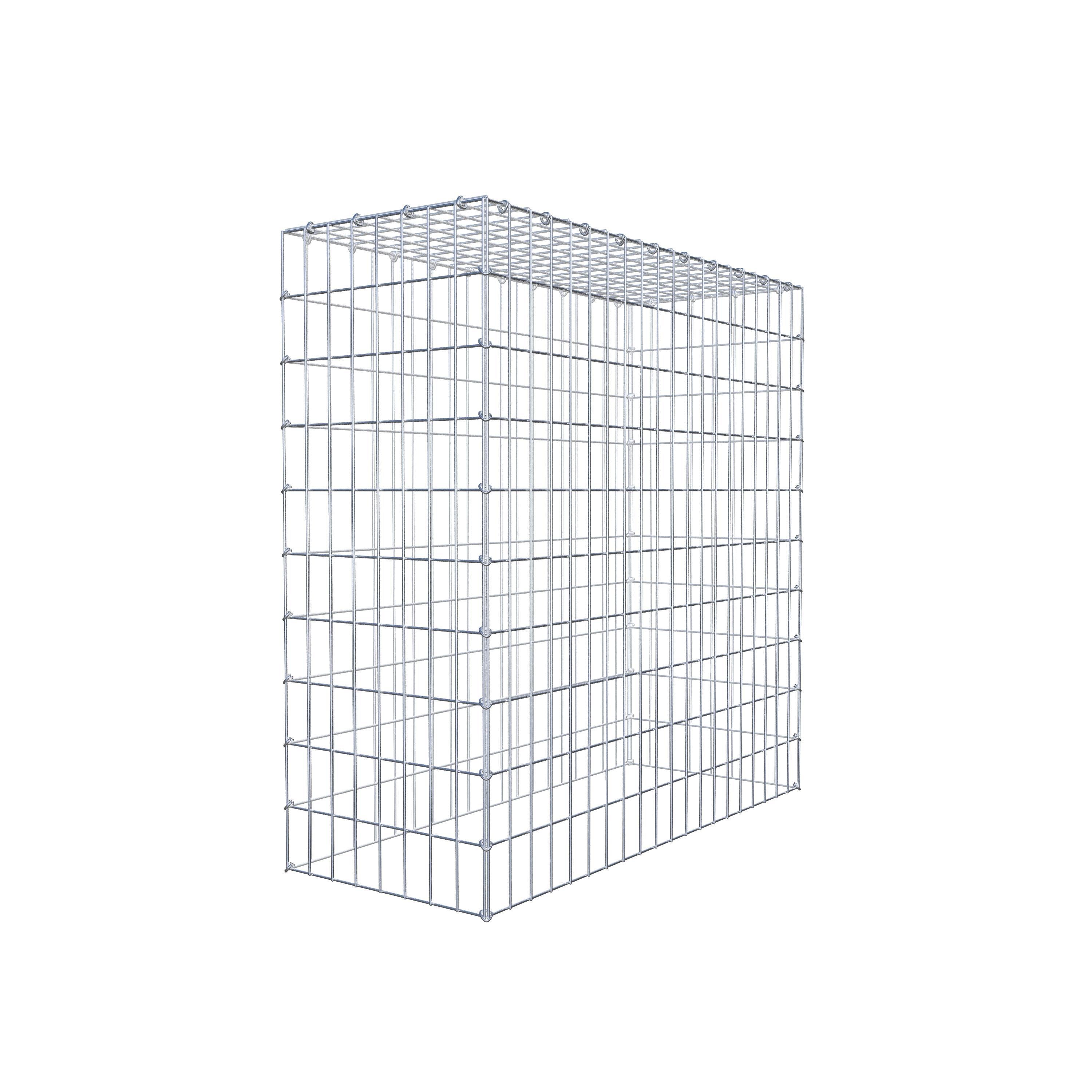Gavión complementario de tipo 3 100 cm x 100 cm x 40 cm (L x A x P), malla 5 cm x 10 cm, anillo en C