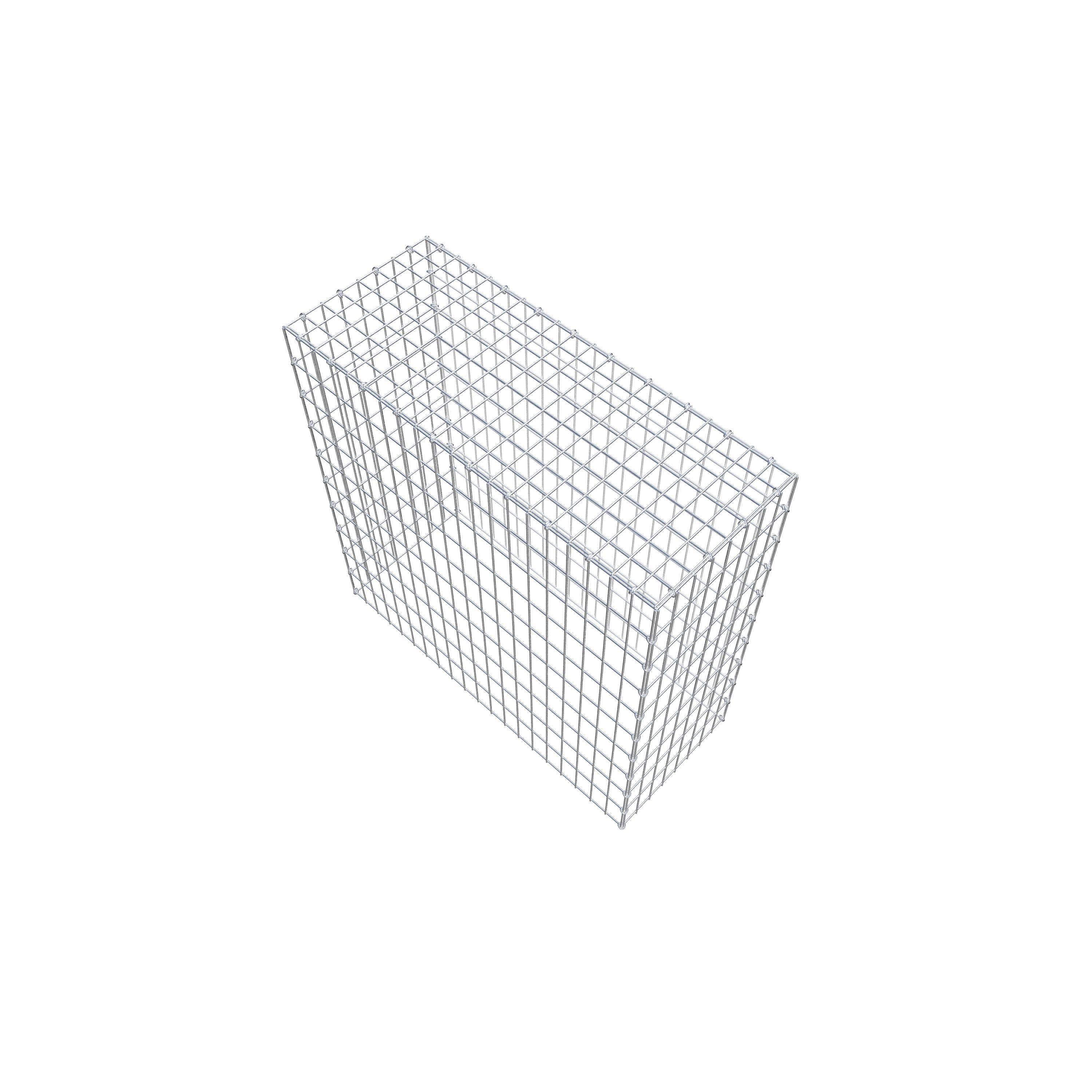 Gavión complementario de tipo 3 100 cm x 100 cm x 40 cm (L x A x P), malla 5 cm x 10 cm, anillo en C
