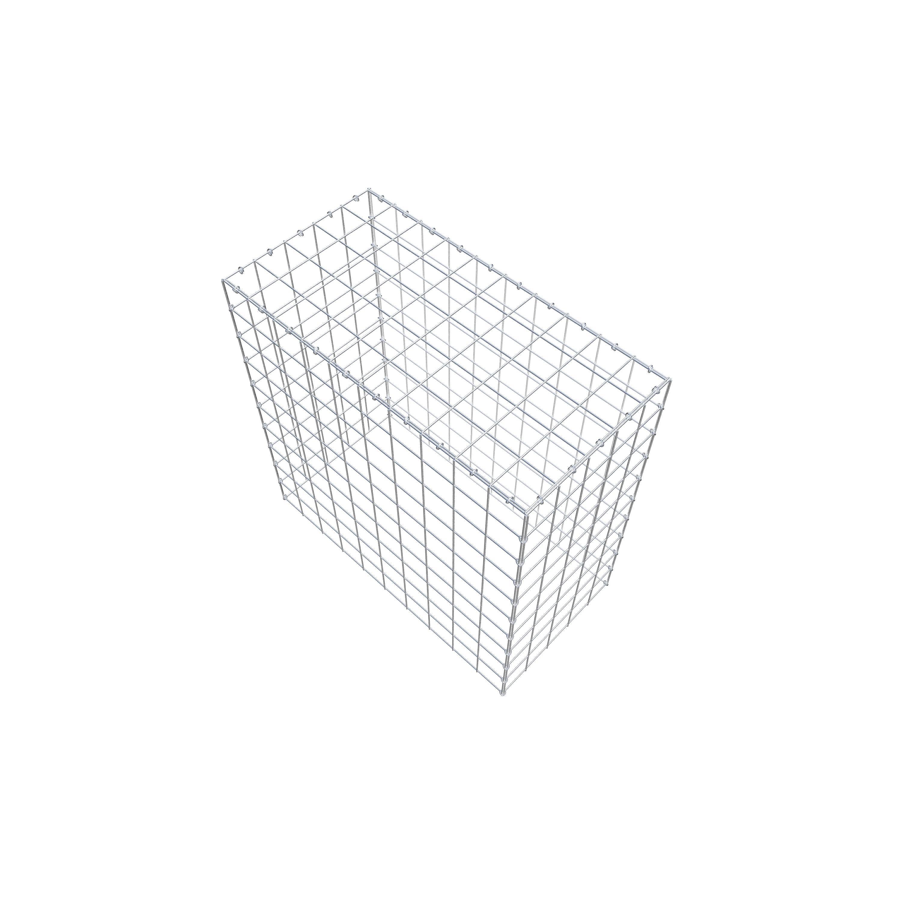 Extra gabion typ 3 100 cm x 100 cm x 50 cm (L x H x D), maskstorlek 10 cm x 10 cm, C-ring
