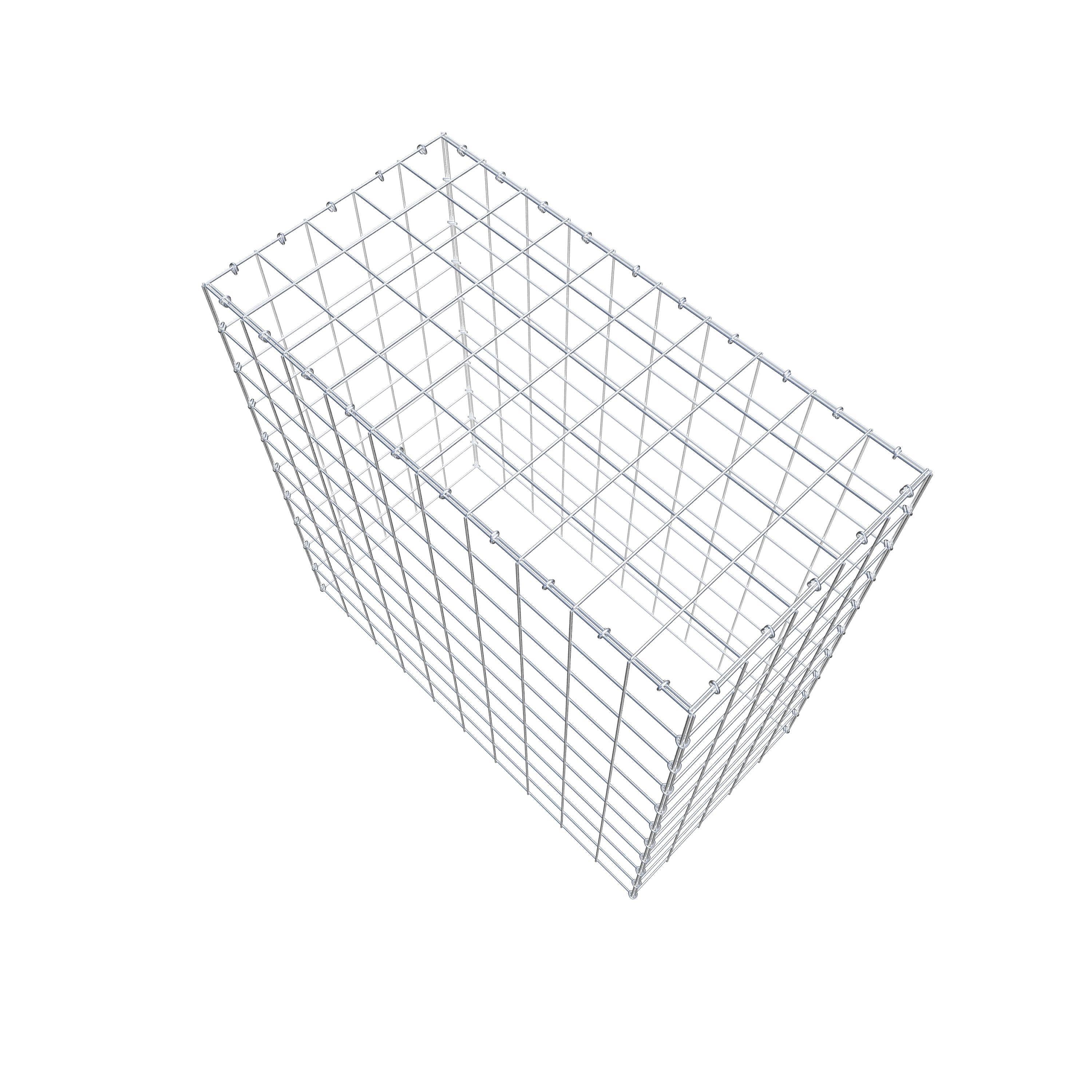 Extra gabion typ 3 100 cm x 100 cm x 50 cm (L x H x D), maskstorlek 10 cm x 10 cm, C-ring