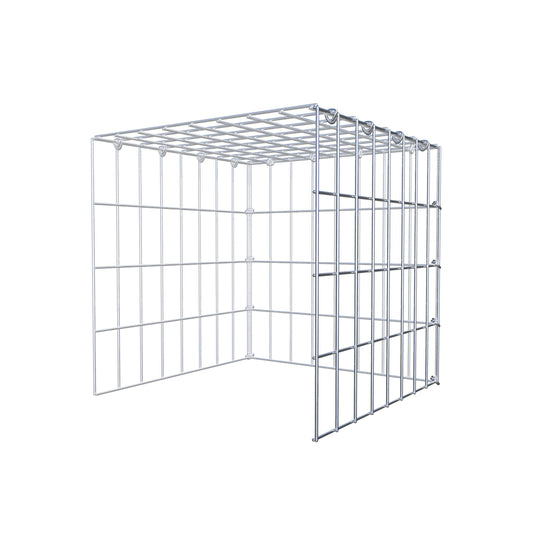 Monteret gabion type 4 40 cm x 40 cm x 40 cm (L x H x D), maskestørrelse 5 cm x 10 cm, C-ring