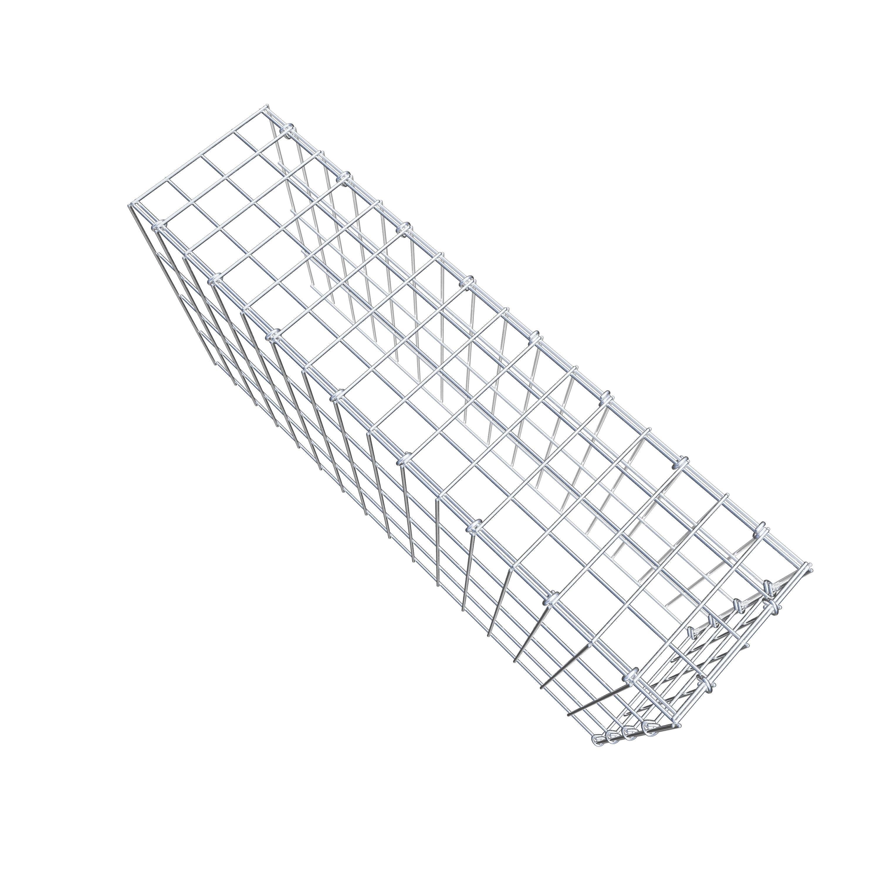 Fourche rapportée type 4 80 cm x 40 cm x 20 cm (L x H x P), mailles 5 cm x 10 cm, anneau C