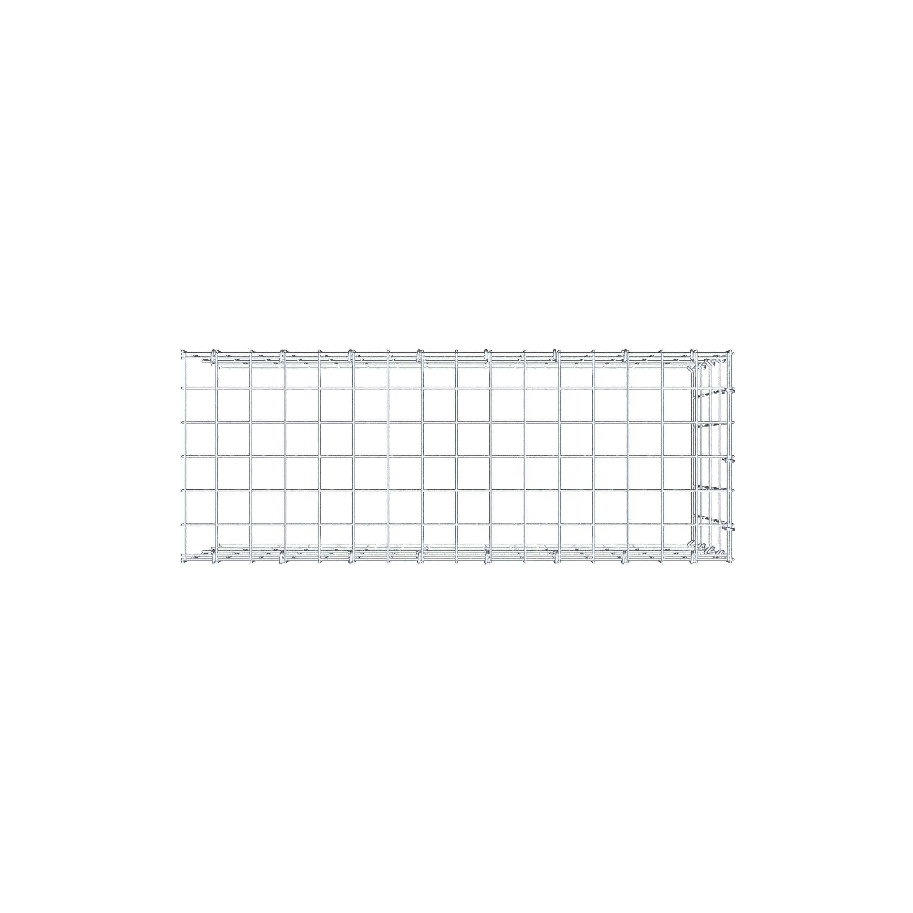 Pila adicional tipo 4 80 cm x 40 cm x 30 cm (L x A x P), malla 5 cm x 10 cm, anillo en C