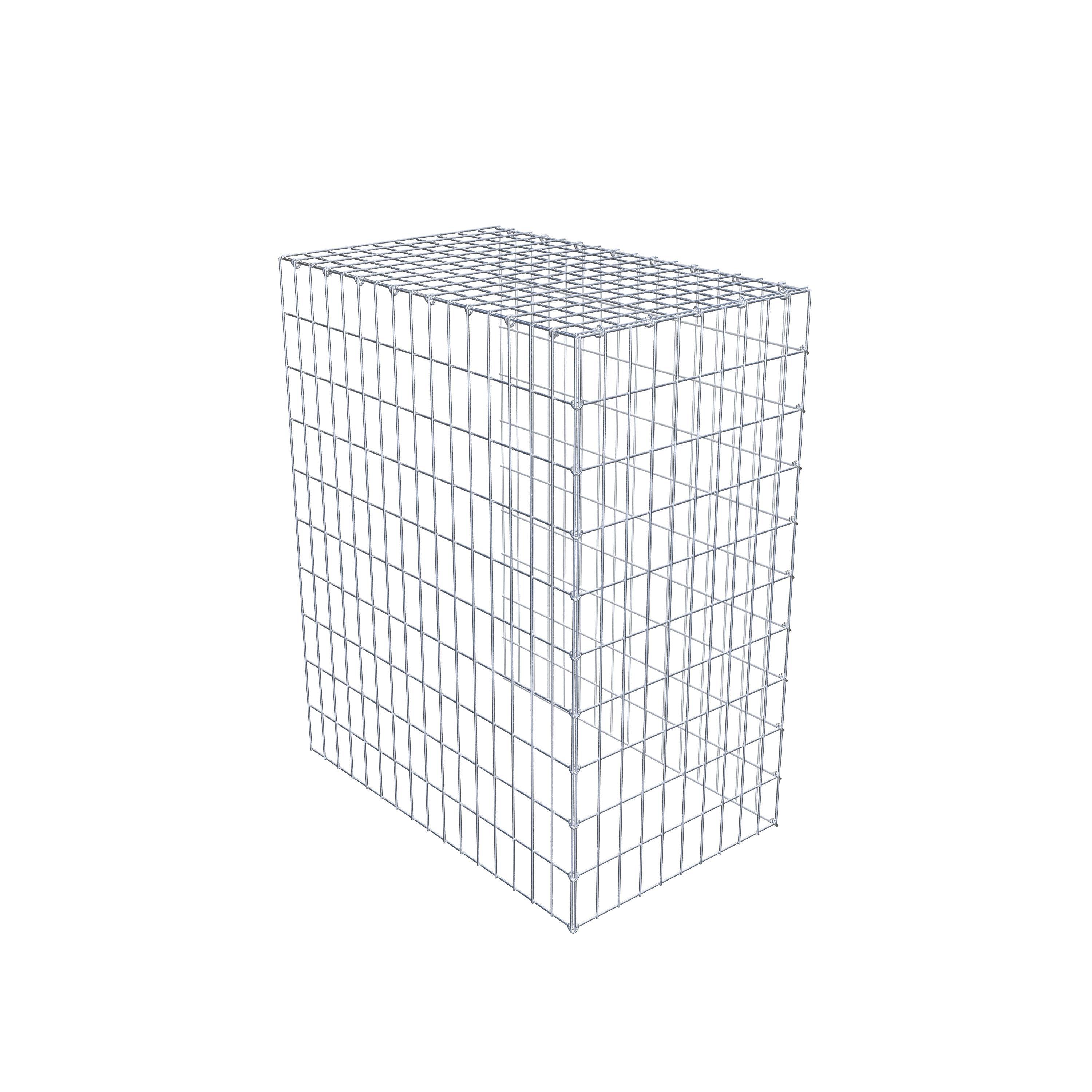 Fourche rapportée type 4 100 cm x 80 cm x 50 cm (L x H x P), mailles 5 cm x 10 cm, anneau C