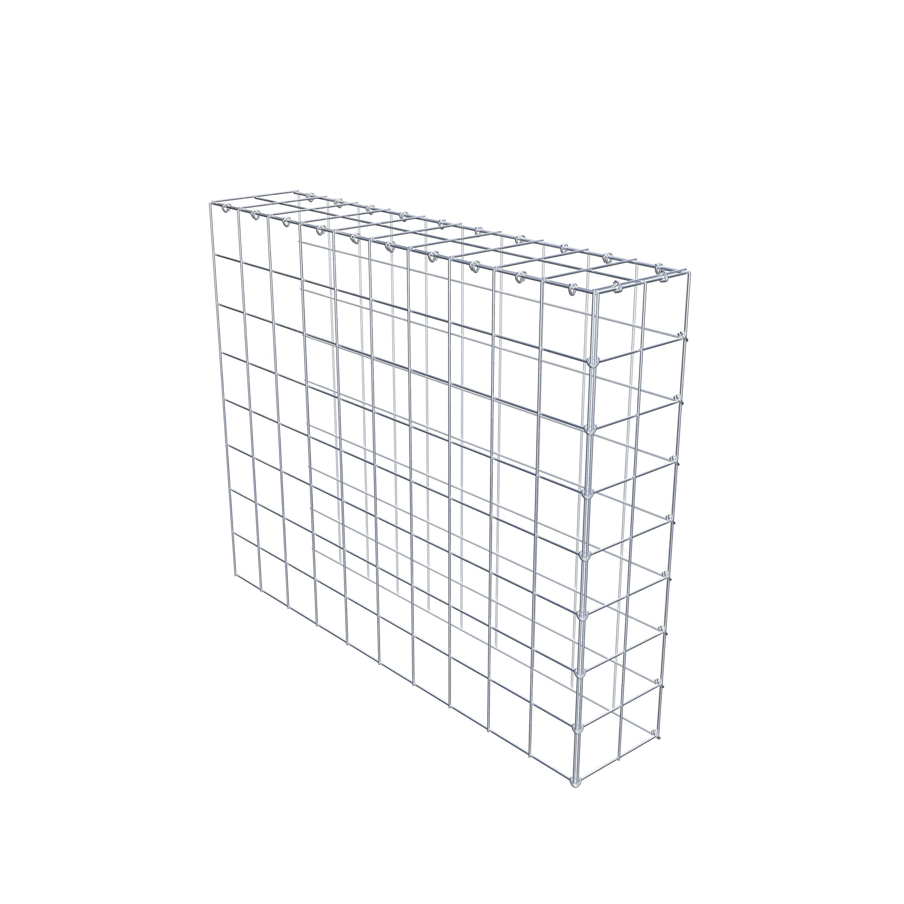 Add-on schanskorf type 4 100 cm x 80 cm x 20 cm (L x H x D), maaswijdte 10 cm x 10 cm, C-ring