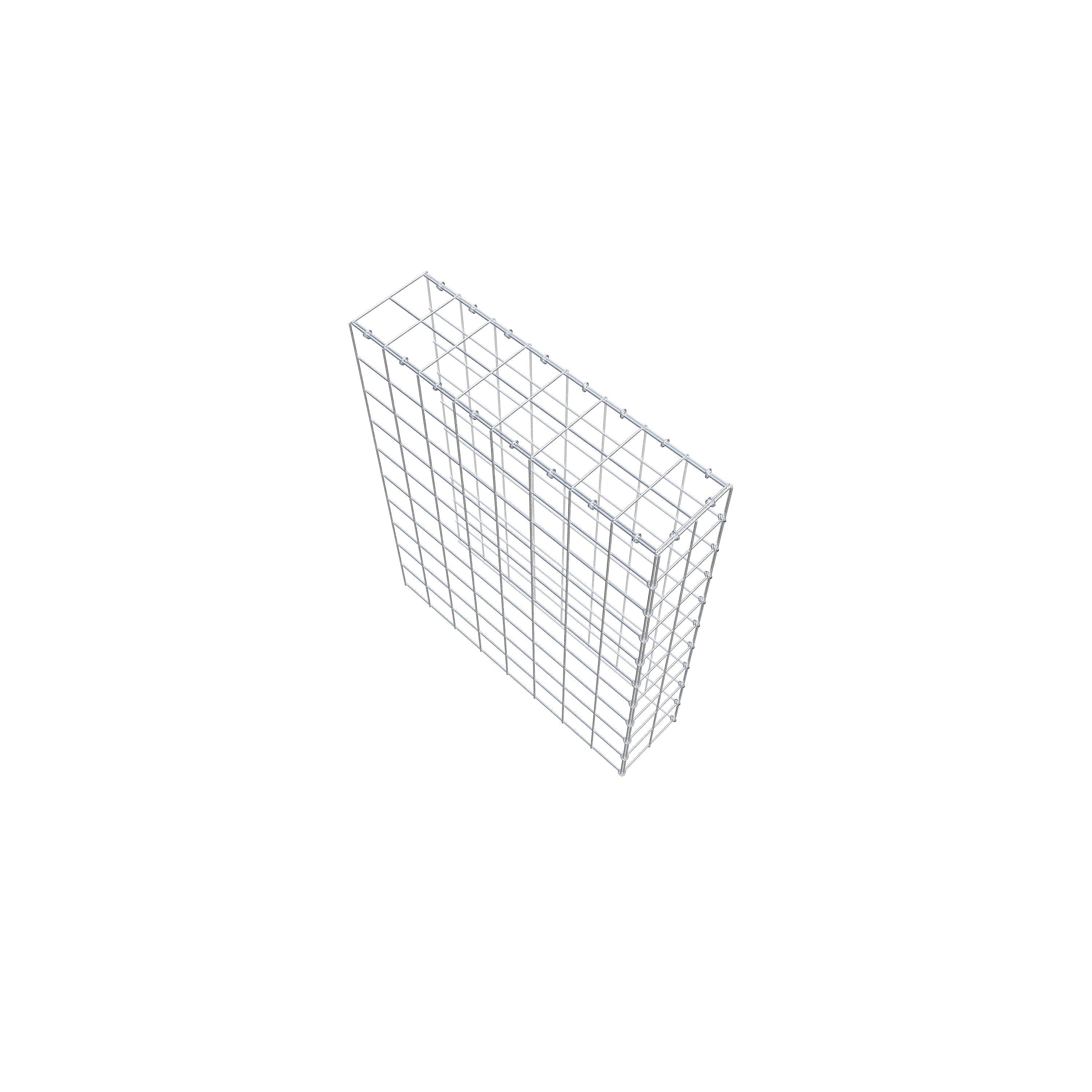 Add-on schanskorf type 4 100 cm x 80 cm x 20 cm (L x H x D), maaswijdte 10 cm x 10 cm, C-ring