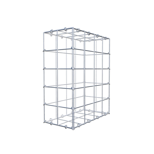 Gabion 50 cm x 40 cm x 20 cm (L x H x P), mailles 10 cm x 10 cm, anneau en C