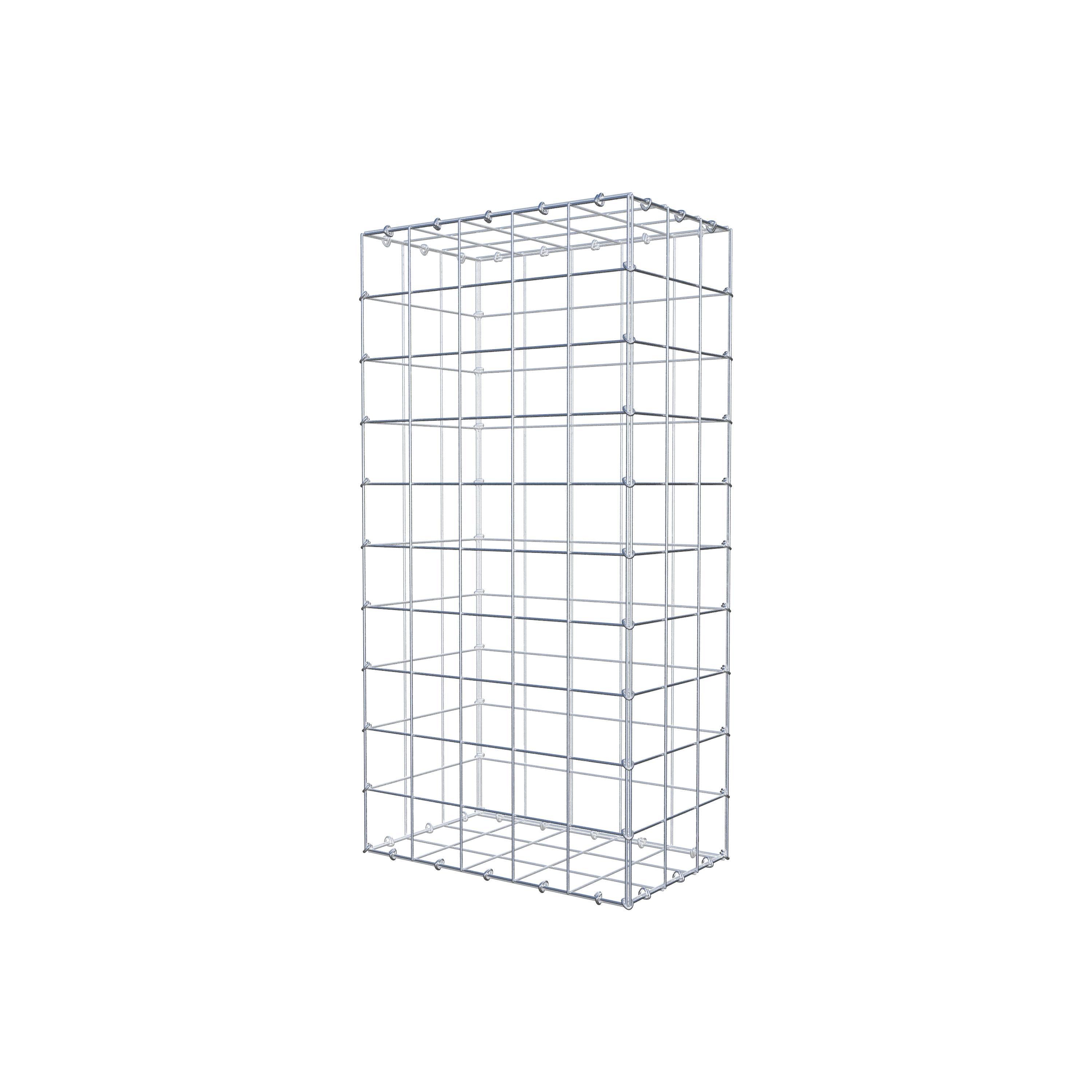 Gabione 100 cm x 30 cm x 50 cm (L x H x T), Maschenweite 10 cm x 10 cm, C-Ring