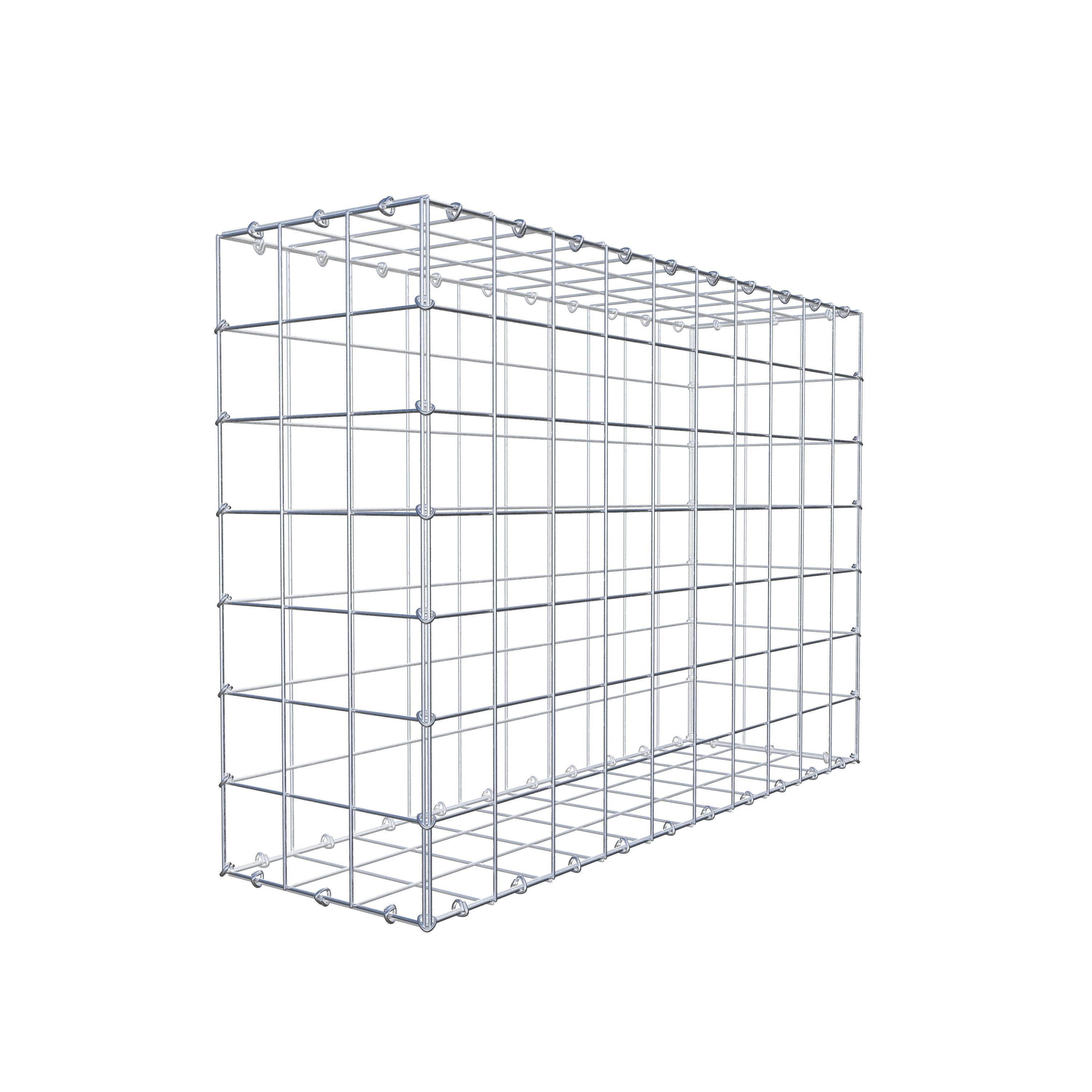 Gabion 100 cm x 70 cm x 30 cm (L x H x P), mailles 10 cm x 10 cm, anneau en C