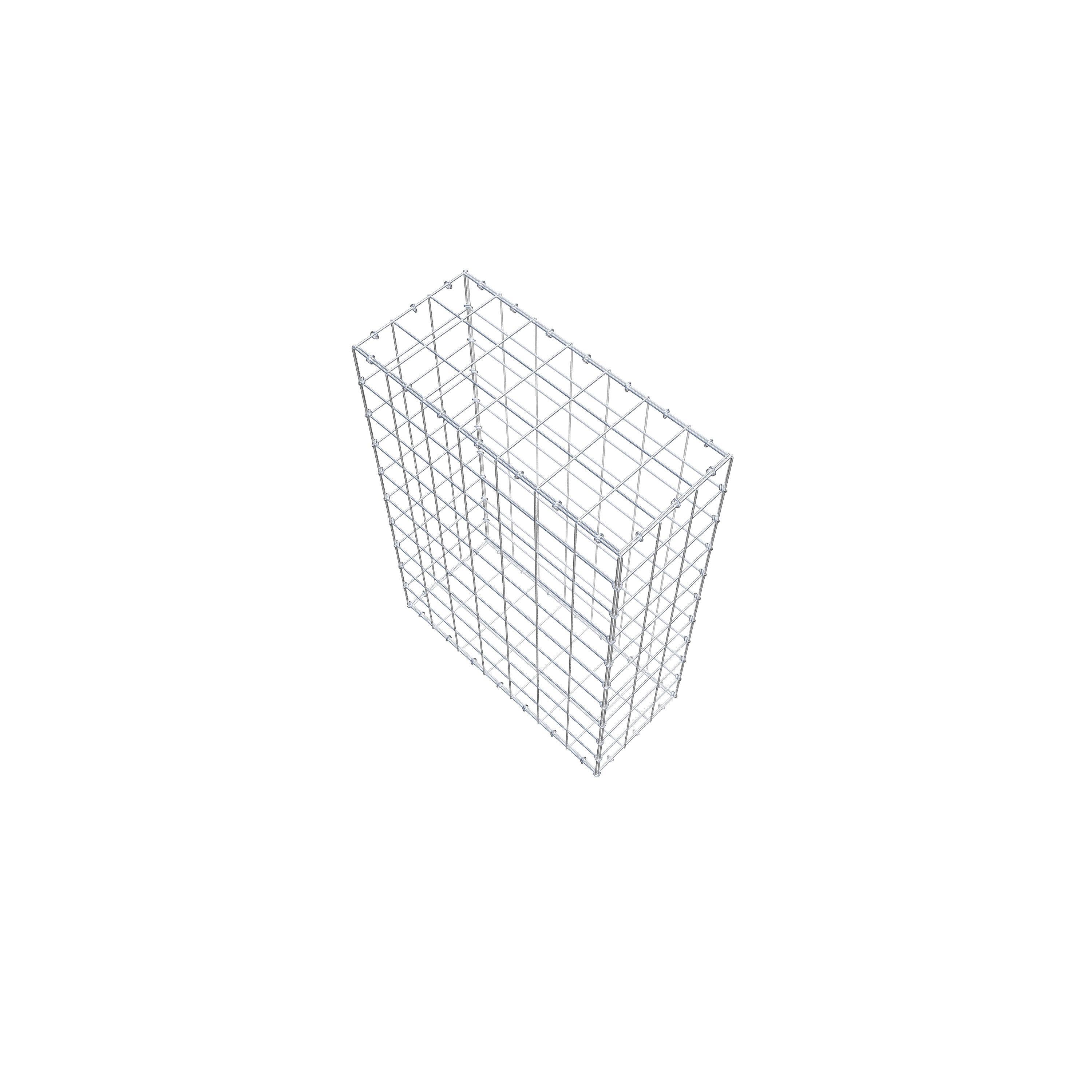Gabion 100 cm x 70 cm x 30 cm (L x H x P), mailles 10 cm x 10 cm, anneau en C