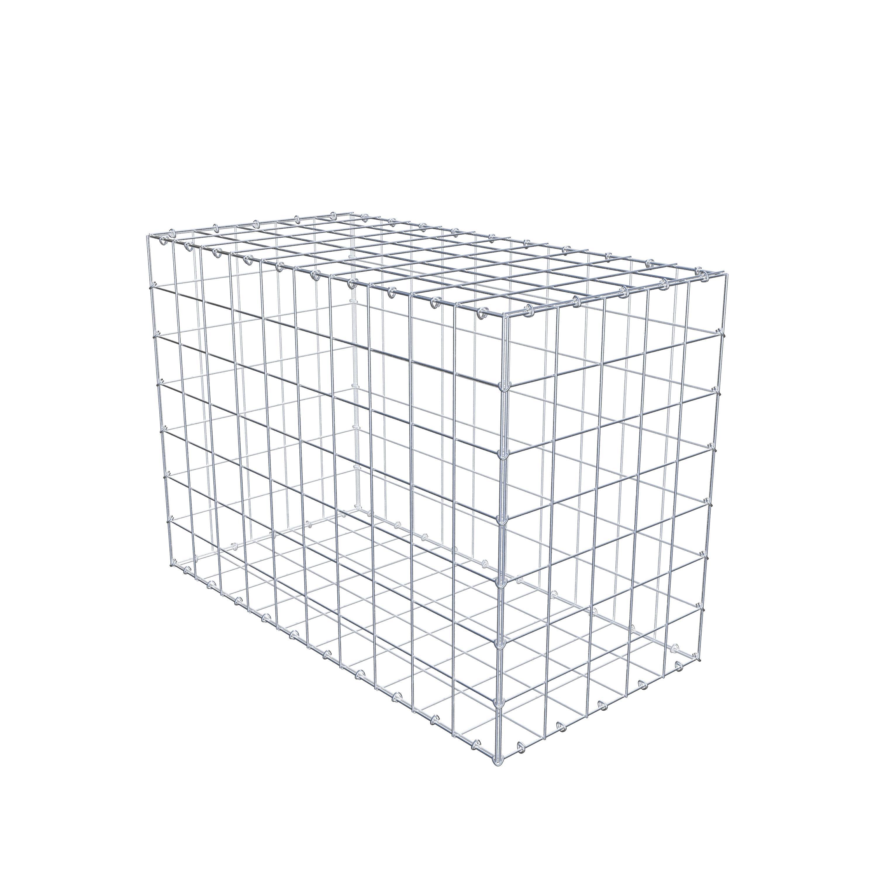 Gabion 100 cm x 70 cm x 50 cm (L x H x P), mailles 10 cm x 10 cm, anneau en C