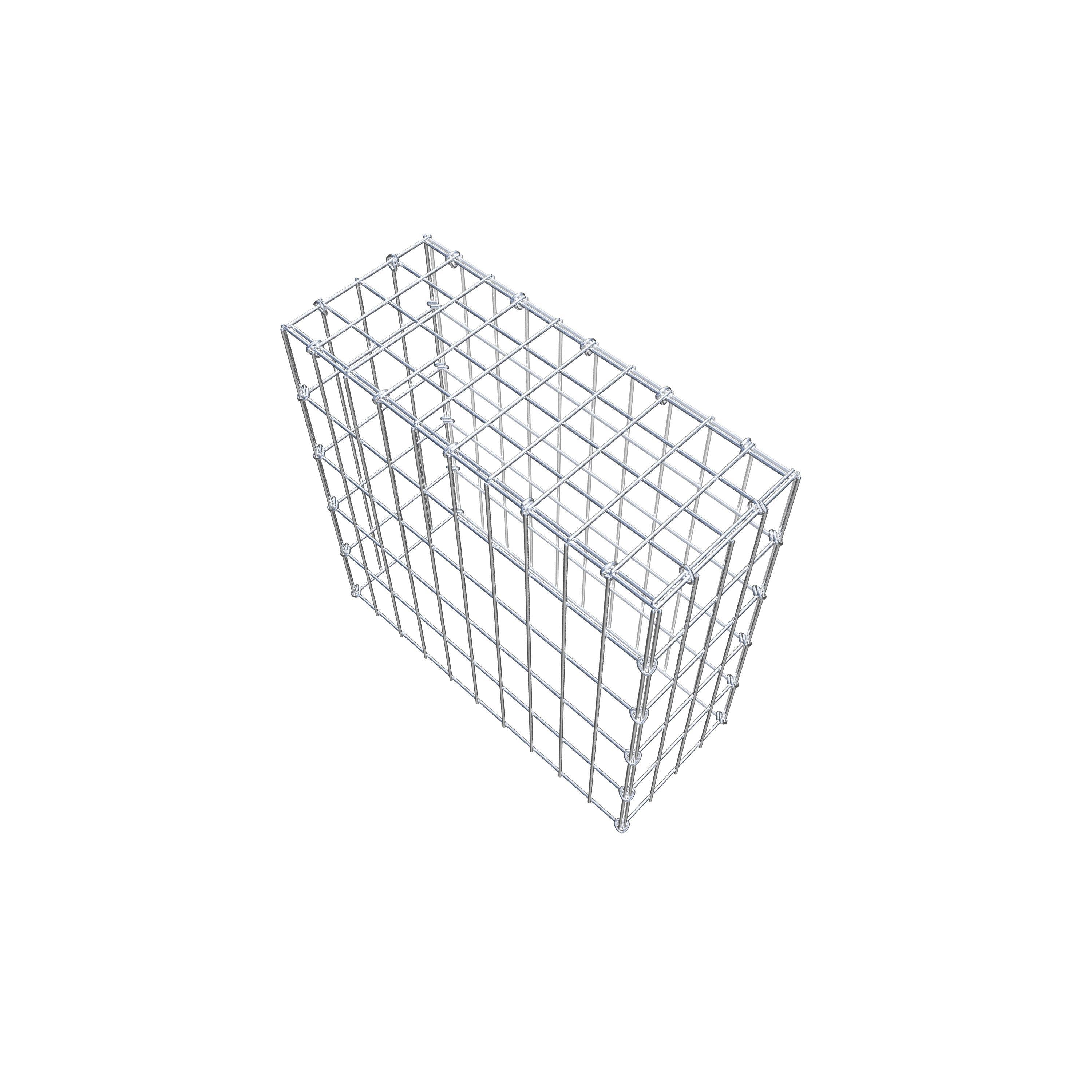 Pila adicional tipo 3 50 cm x 50 cm x 20 cm (L x A x P), malla 5 cm x 10 cm, anillo en C