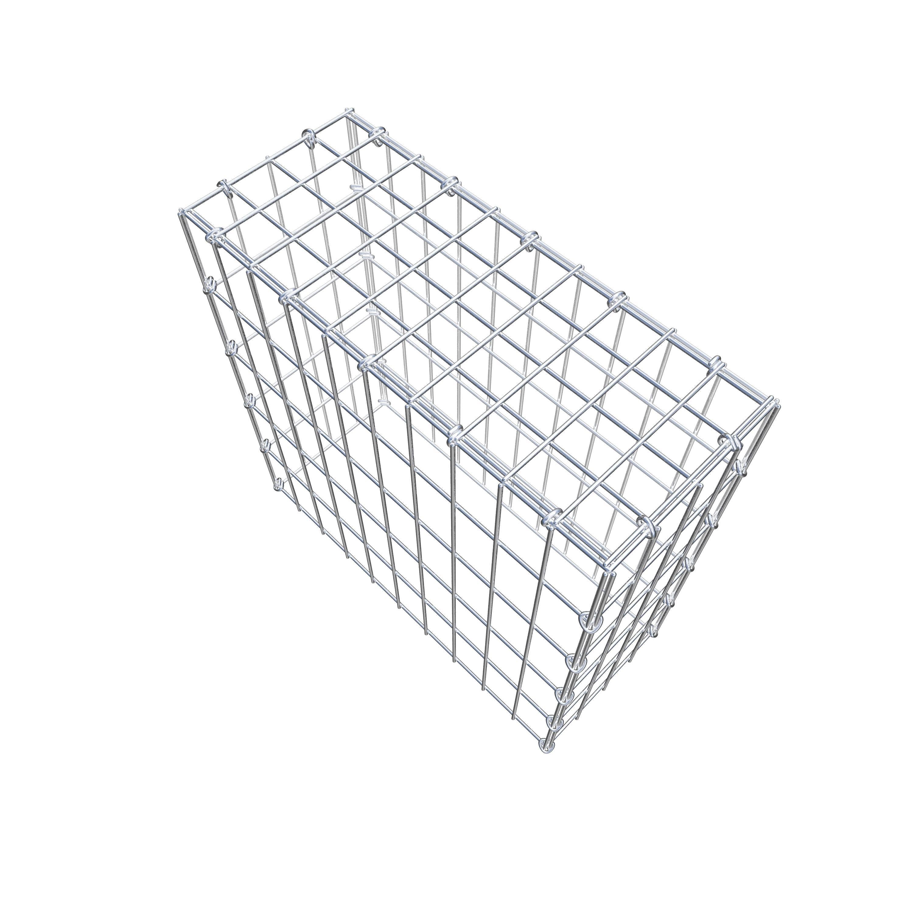 Pila adicional tipo 3 50 cm x 50 cm x 20 cm (L x A x P), malla 5 cm x 10 cm, anillo en C