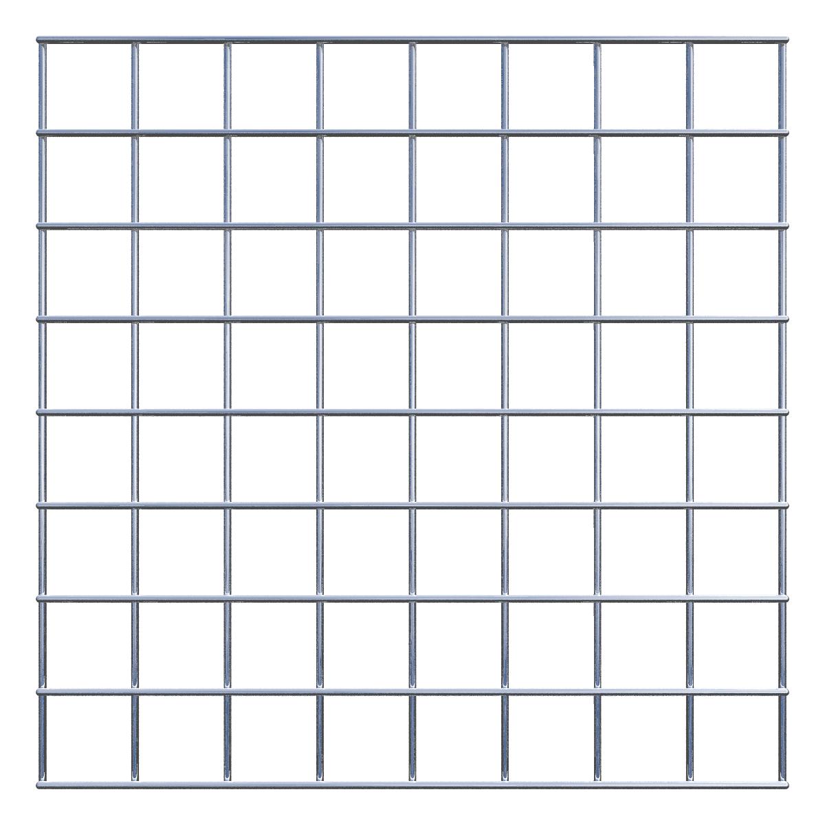 Decorative trellis / trellis (including mounting material) mesh size 5 x 5 cm