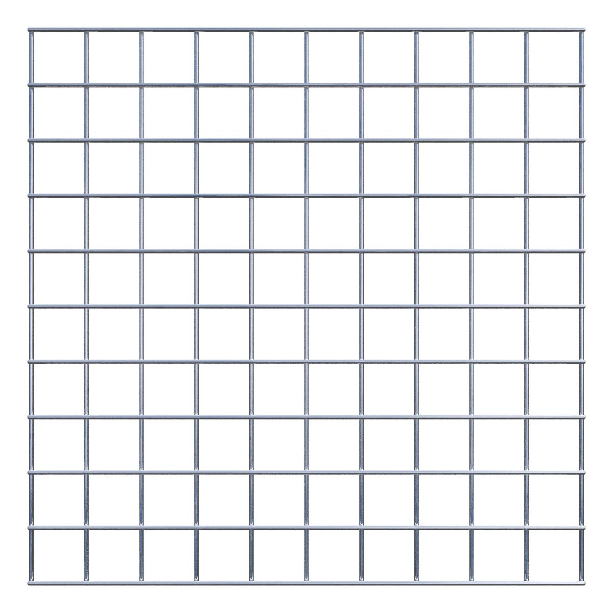Decorative trellis / trellis (including mounting material) mesh size 5 x 5 cm