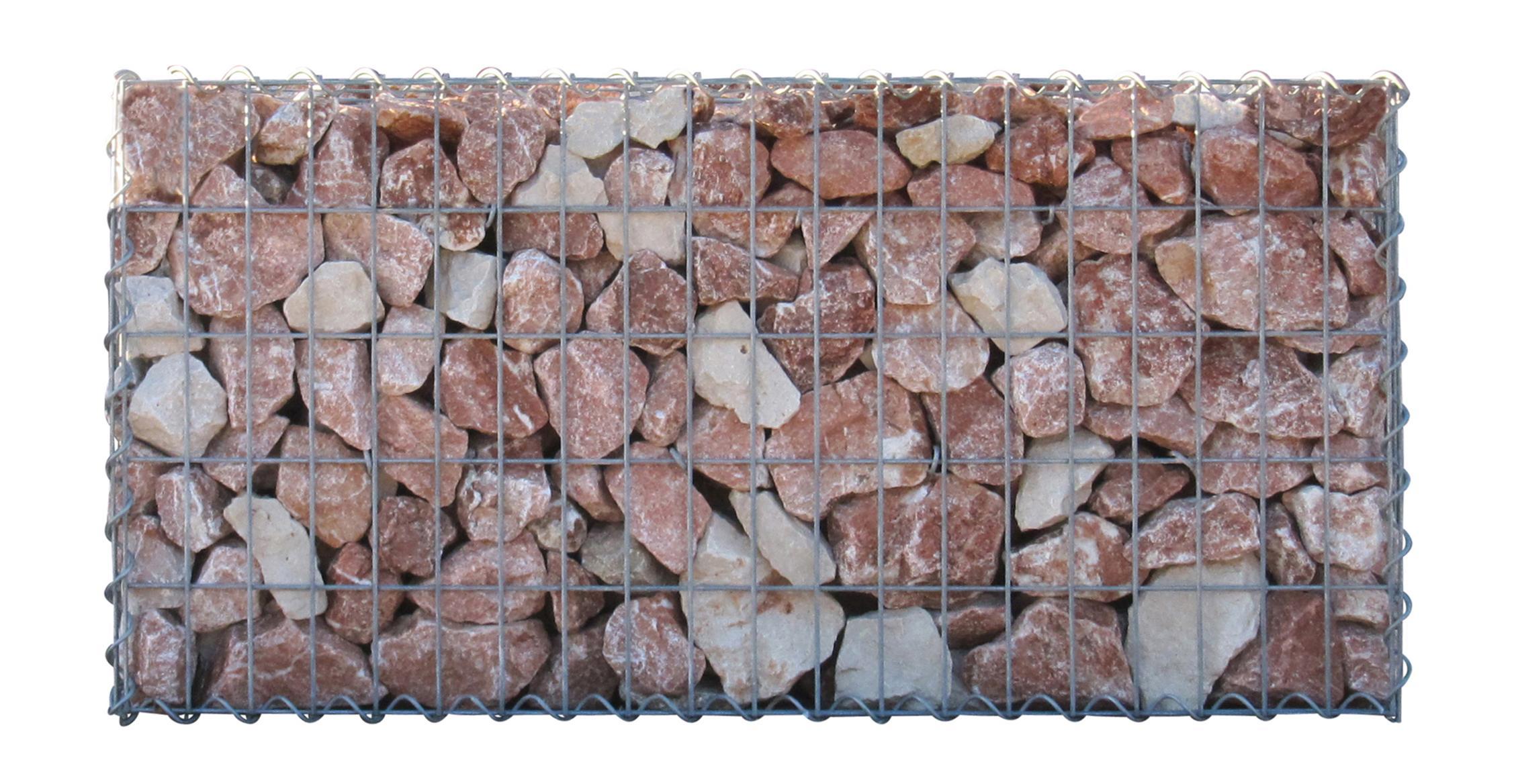 Gavión 200 cm x 100 cm x 40 cm (L x A x P), luz de malla 5 cm x 10 cm, en espiral