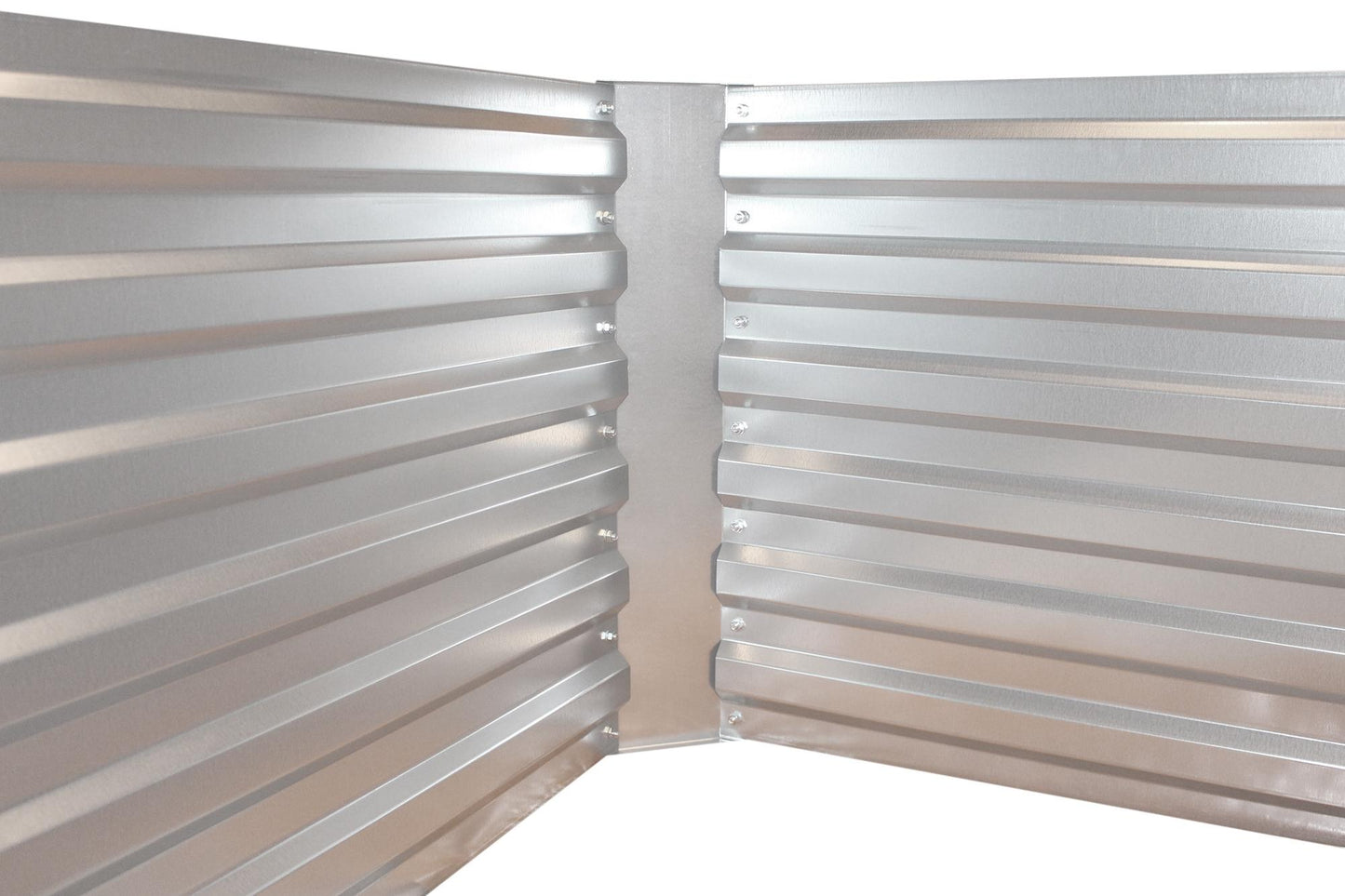 Hochbeet aus verzinktem Blech mit Aufsatz - Maße ohne Aufsatz: 184 x 60 x 90 cm (L x H x T, Pflanzmaß)