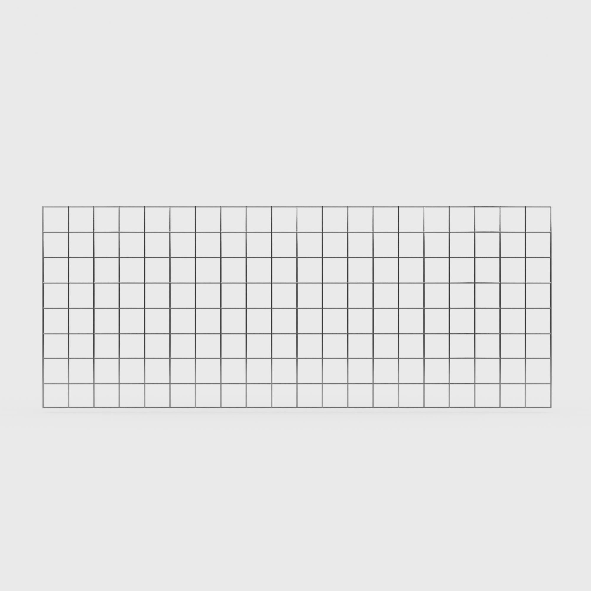 Decorative trellis / trellis (including mounting material) mesh size 5 x 5 cm