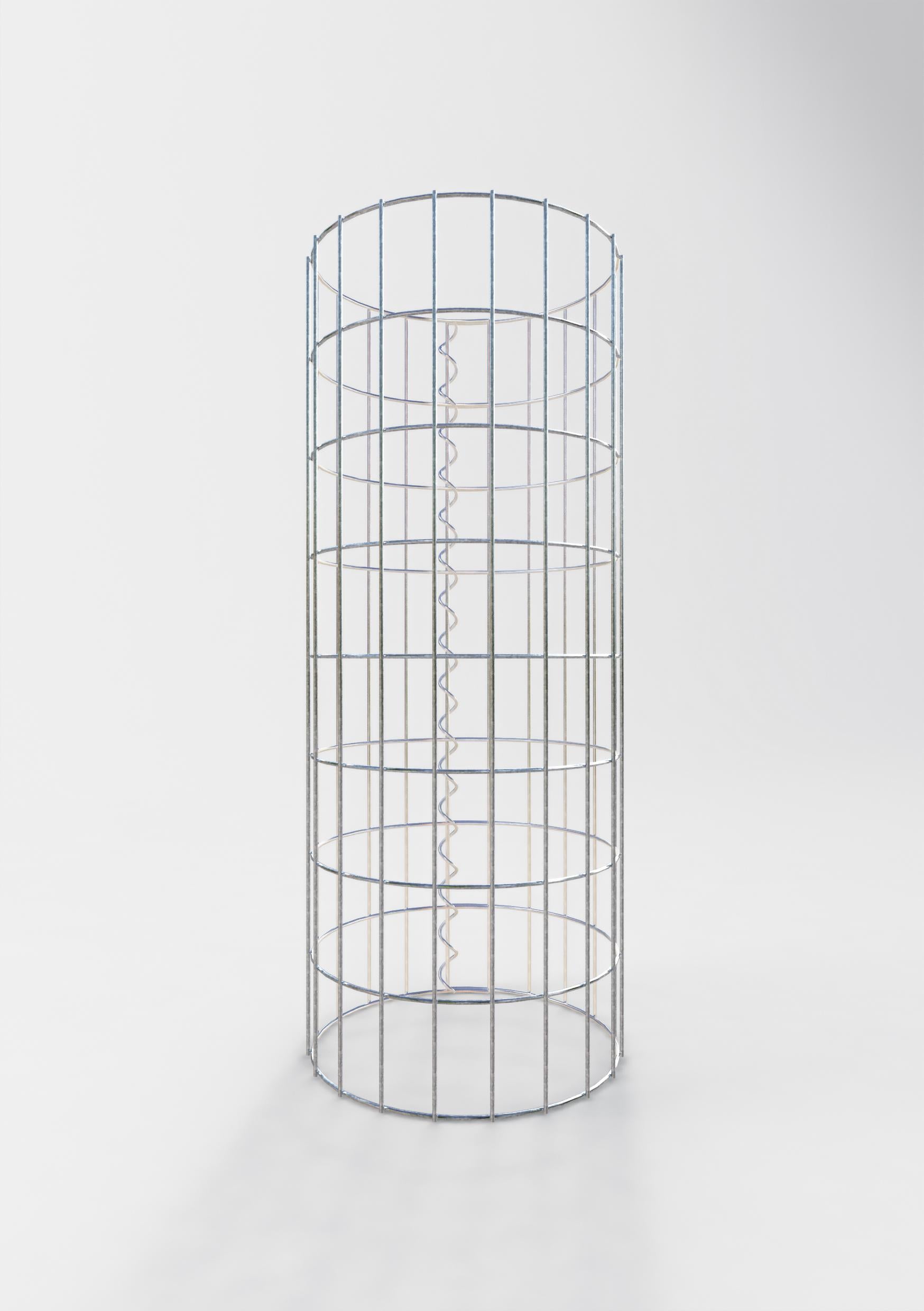 Gabionensäule rund 32 cm Durchmesser, 80 cm Höhe, Maschenweite 5 cm x 10 cm