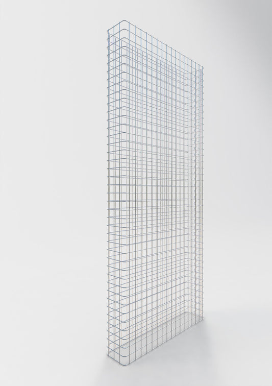 Clôture en gabion Longueur 87 cm, hauteur 200 cm, profondeur 17 cm, mailles 5 x 5 cm