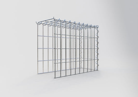 Gavión adicional tipo 4 50 cm x 40 cm x 20 cm (L x A x P), malla 5 cm x 10 cm, en espiral