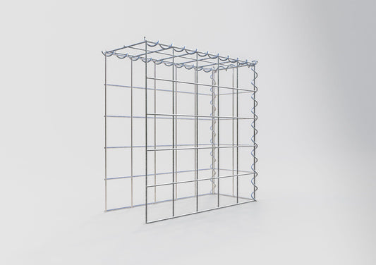 Gavión adicional tipo 4 50 cm x 50 cm x 20 cm (L x A x P), malla 10 cm x 10 cm, en espiral