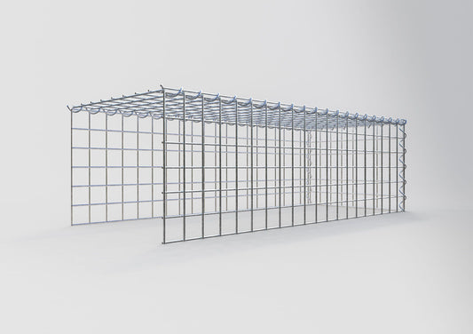 Gabião tipo 4 100 cm x 30 cm x 40 cm (C x A x P), malhagem 5 cm x 5 cm, espiral