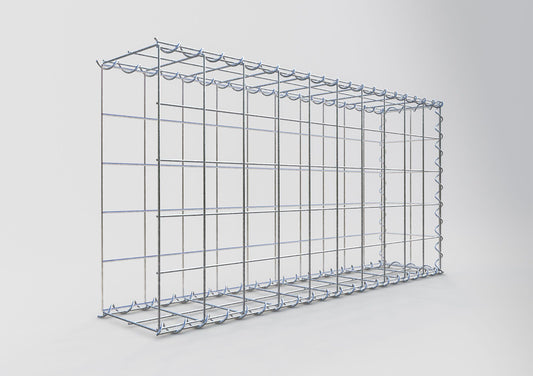 Add-on schanskorf type 2 100 cm x 50 cm x 20 cm (L x H x D), maaswijdte 10 cm x 10 cm, spiraal