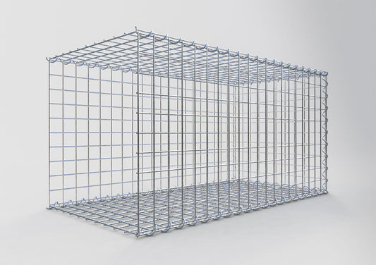 Anbaugabione Typ 2 100 cm x 50 cm x 50 cm (L x H x T), Maschenweite 5 cm x 5 cm, Spirale