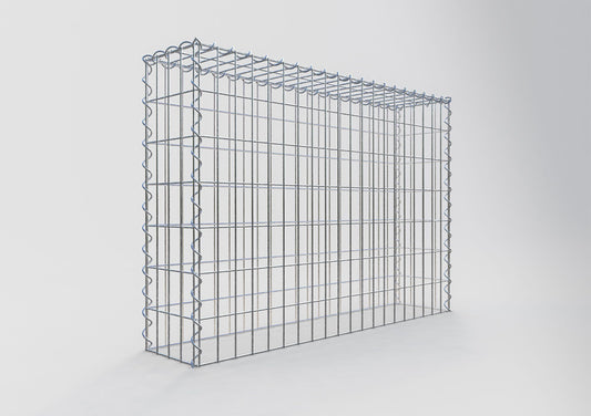 Extra gabion typ 3 100 cm x 70 cm x 20 cm (L x H x D), maskstorlek 5 cm x 10 cm, spiral