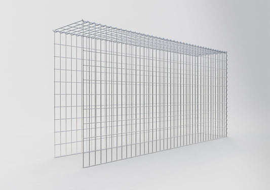 Gavión adicional tipo 4 200 cm x 100 cm x 40 cm (L x A x P), malla 5 cm x 10 cm, en espiral