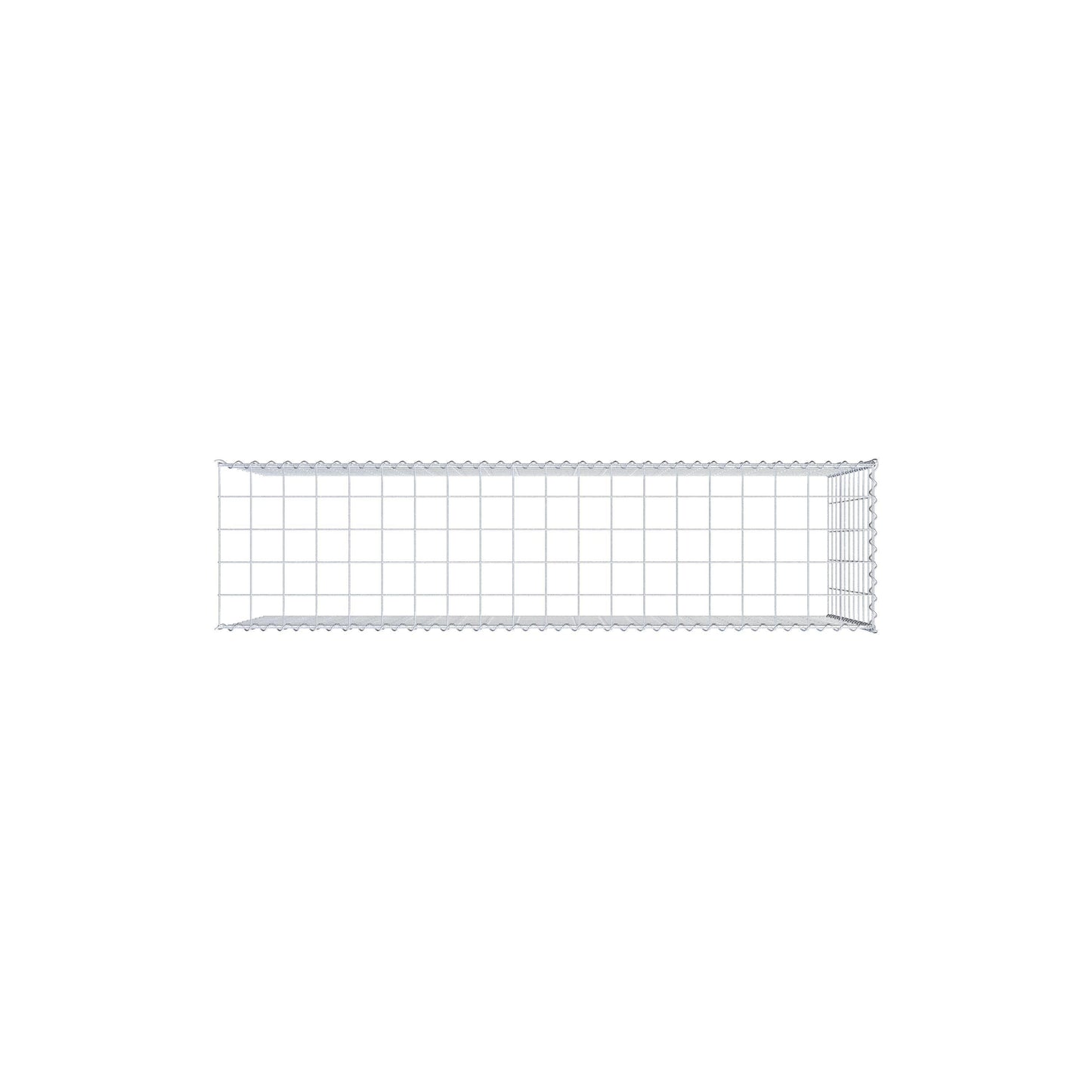 Gavión complementario tipo 4 200 cm x 100 cm x 50 cm (L x A x P), malla 10 cm x 10 cm, espiral